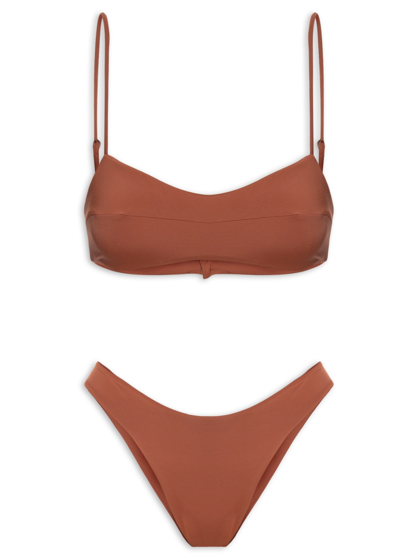 Biquíni Agatha  Leila Marrom Haight