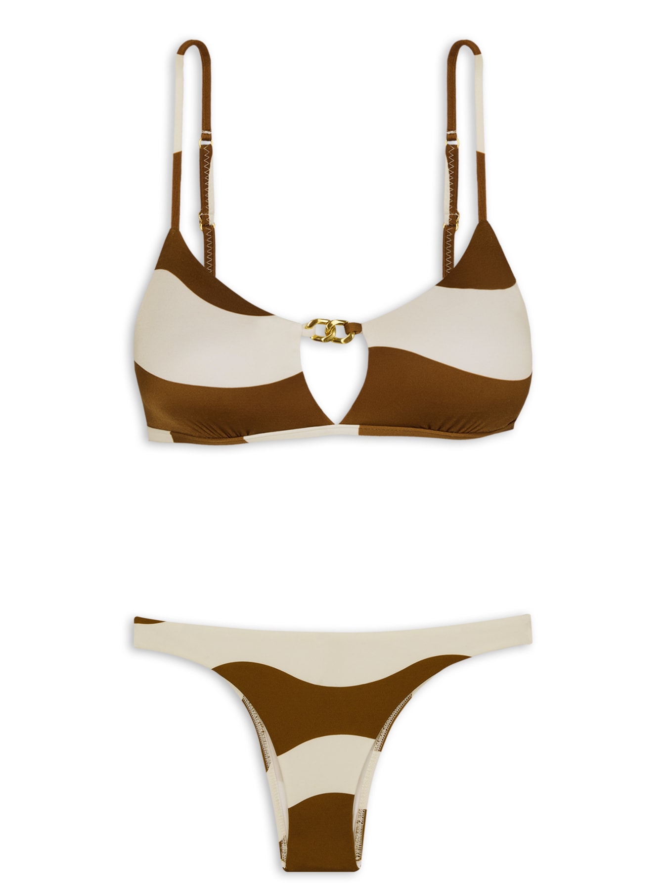  Biquíni Angie Marrom.. Vix