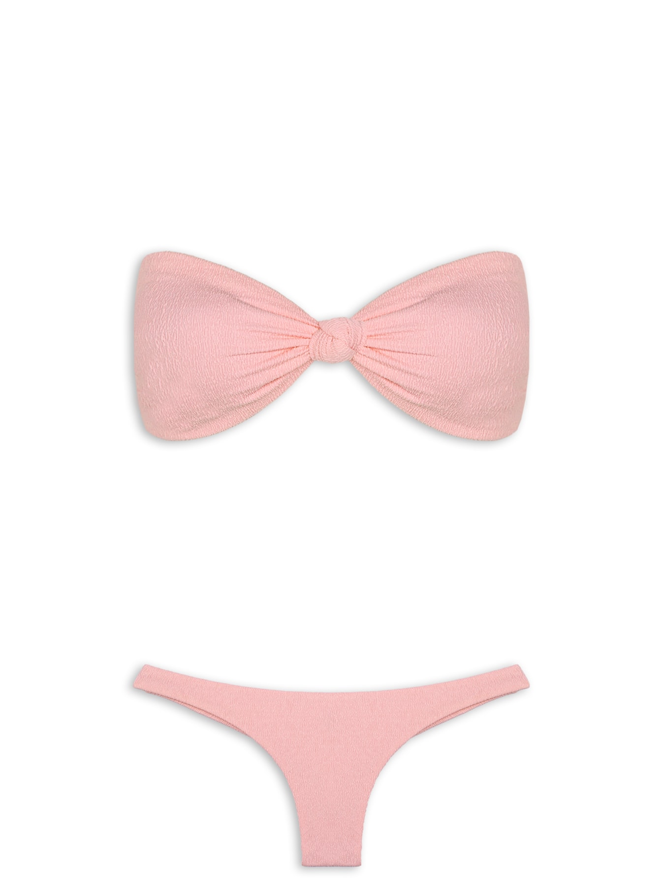 Biquíni Bandeau Jessie Decote Coração Rosa Vix