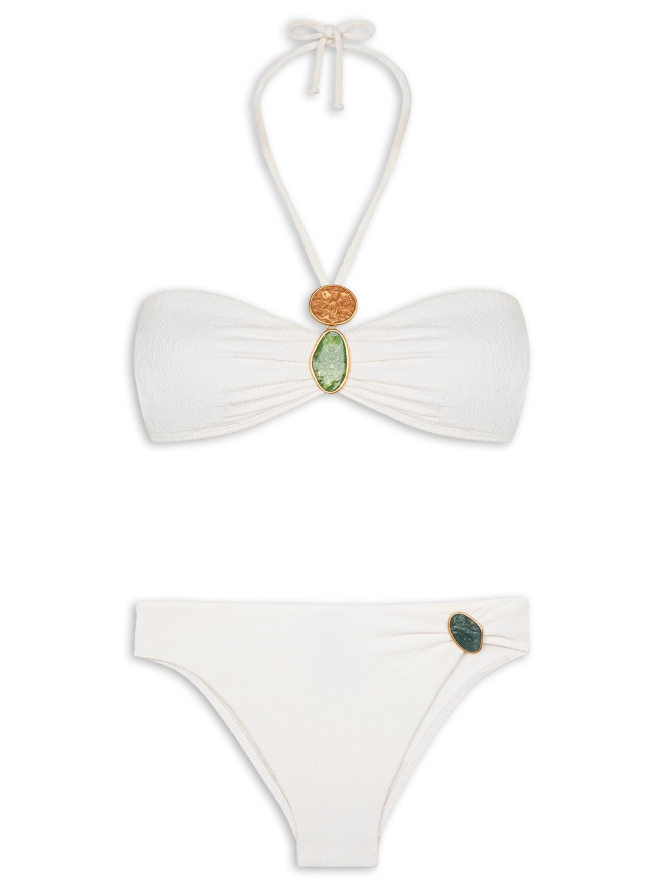 Biquíni Bandeau Petra Branco Vix