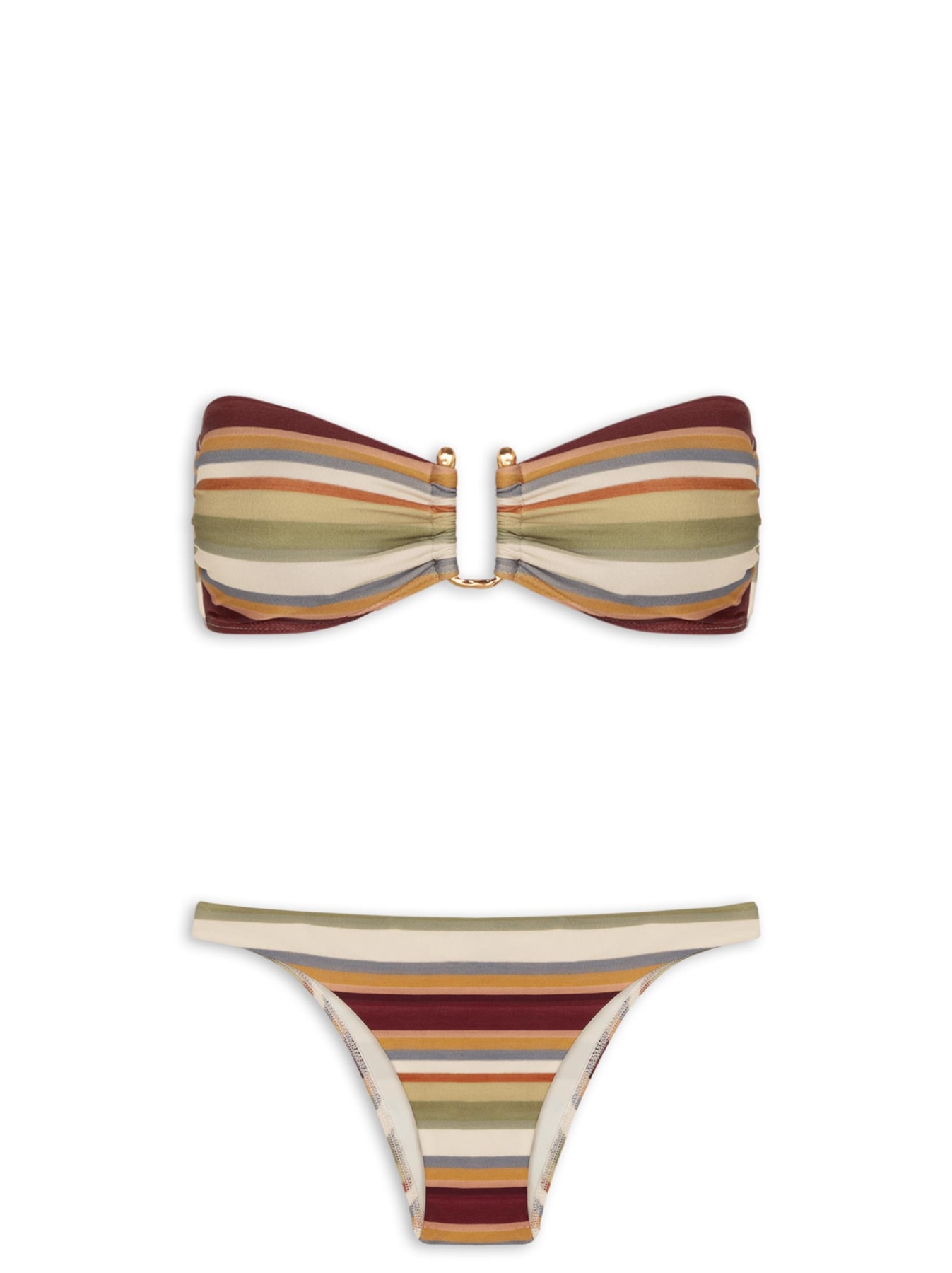 Biquíni Bandeau Square BR Verde Vix