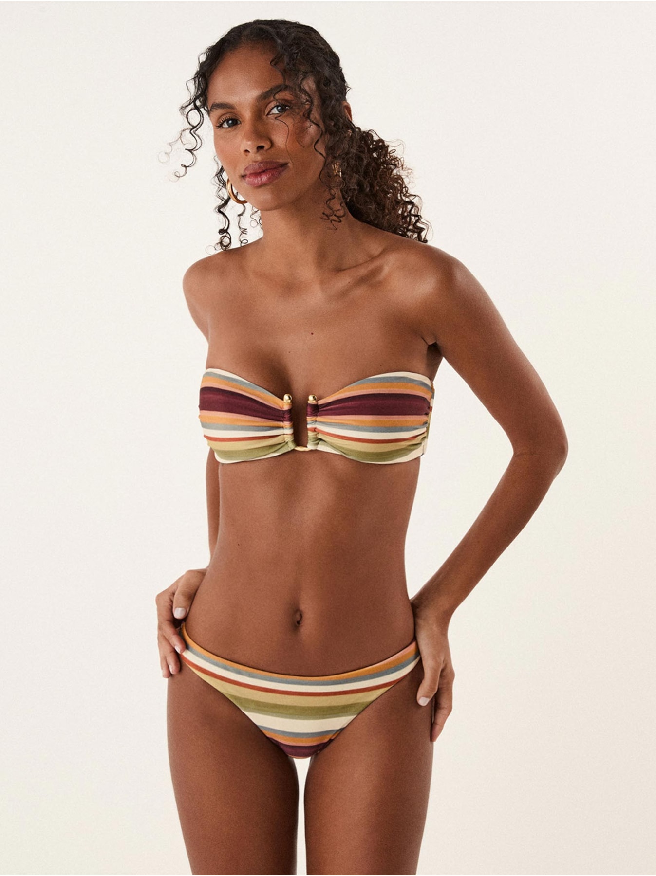 Biquíni Bandeau Square BR Verde Vix