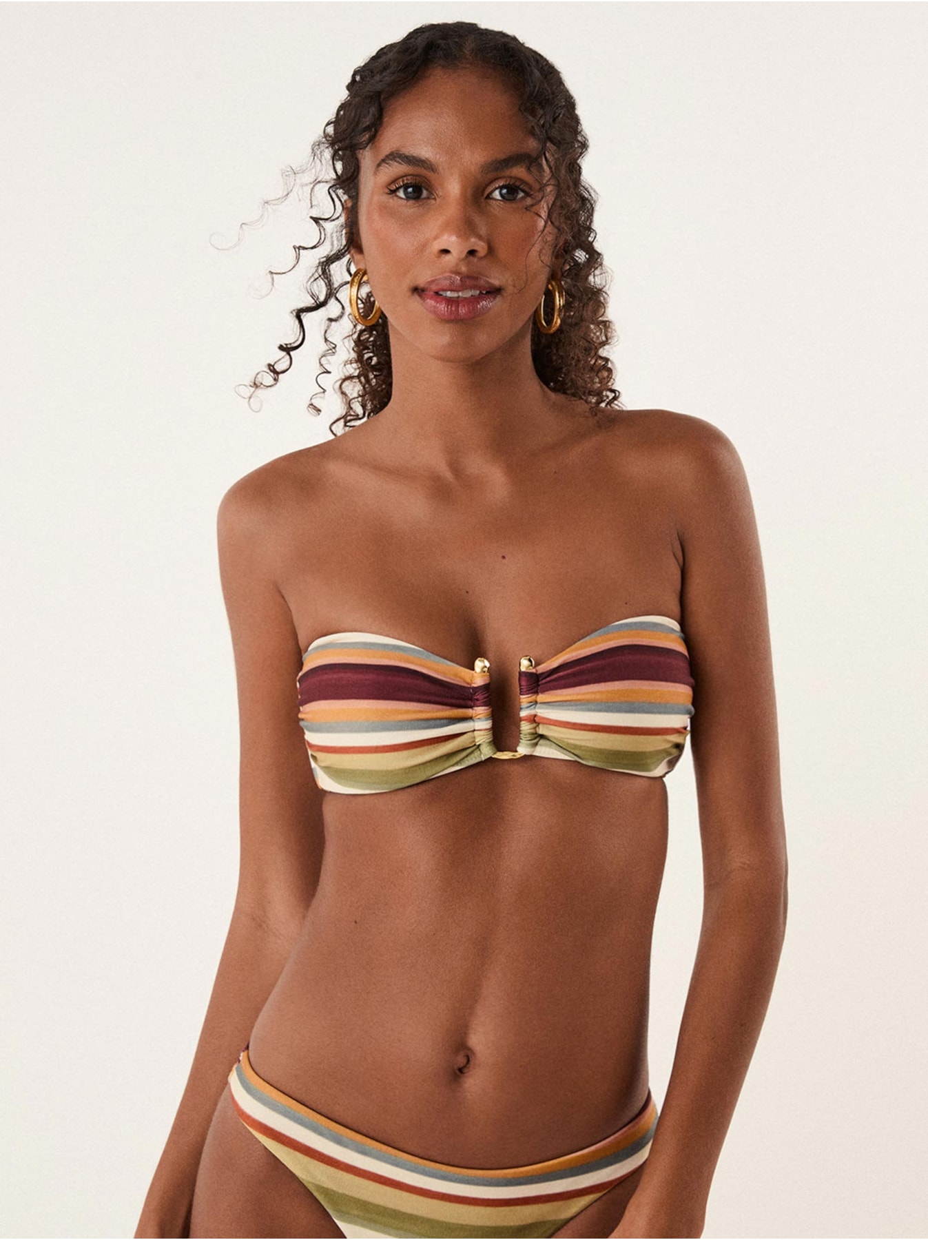 Biquíni Bandeau Square BR Verde Vix