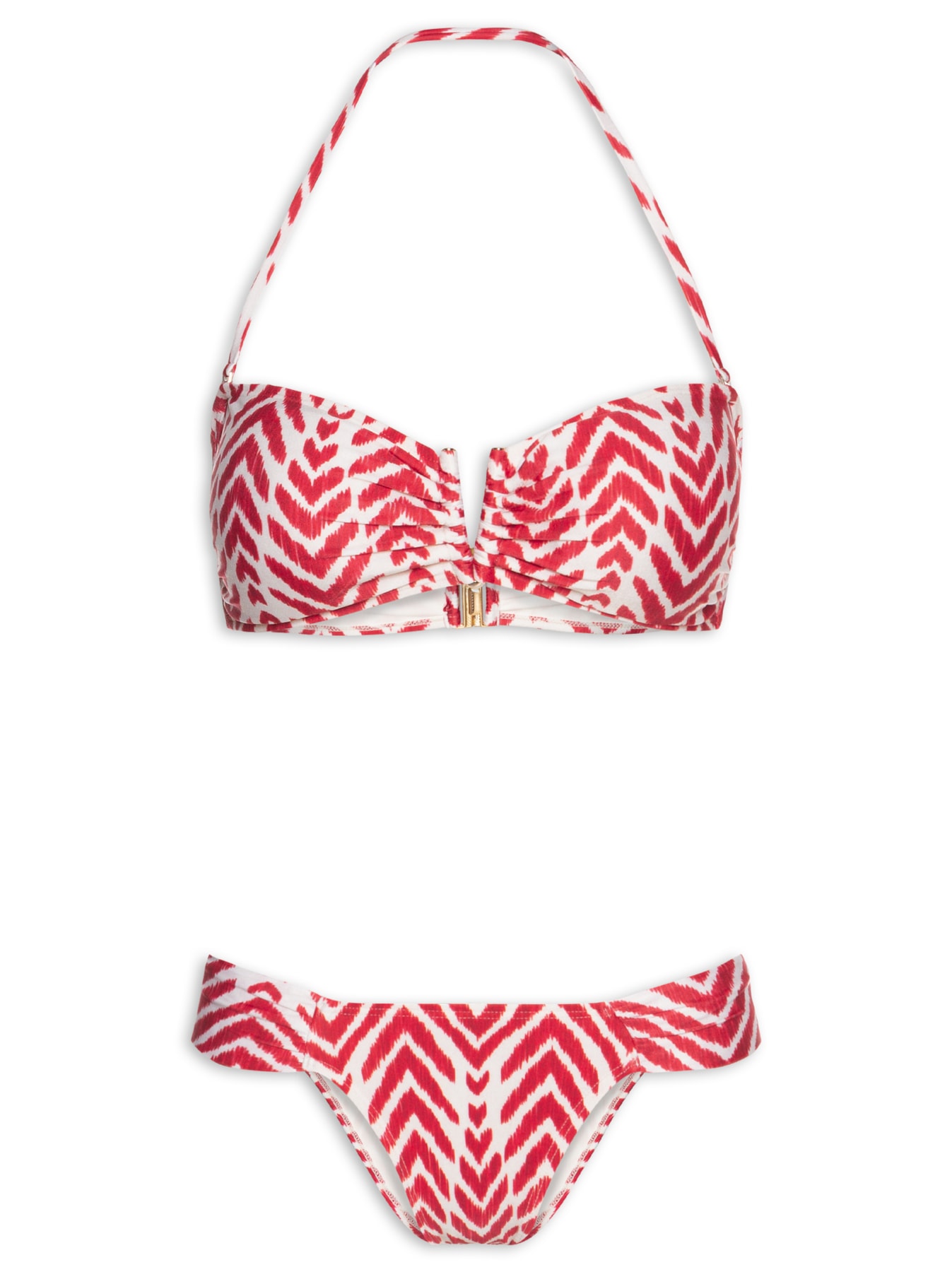 Biquíni Bandeau V Vermelho Lenny Niemeyer