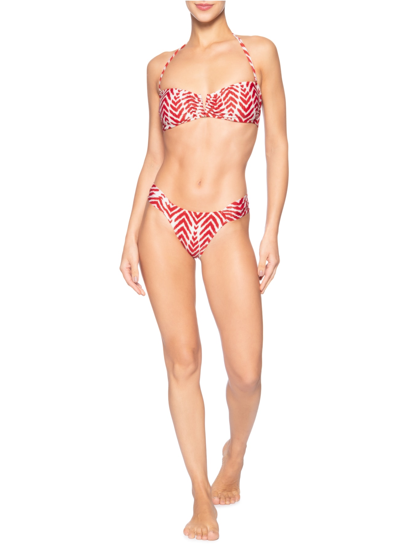 Biquíni Bandeau V Vermelho Lenny Niemeyer