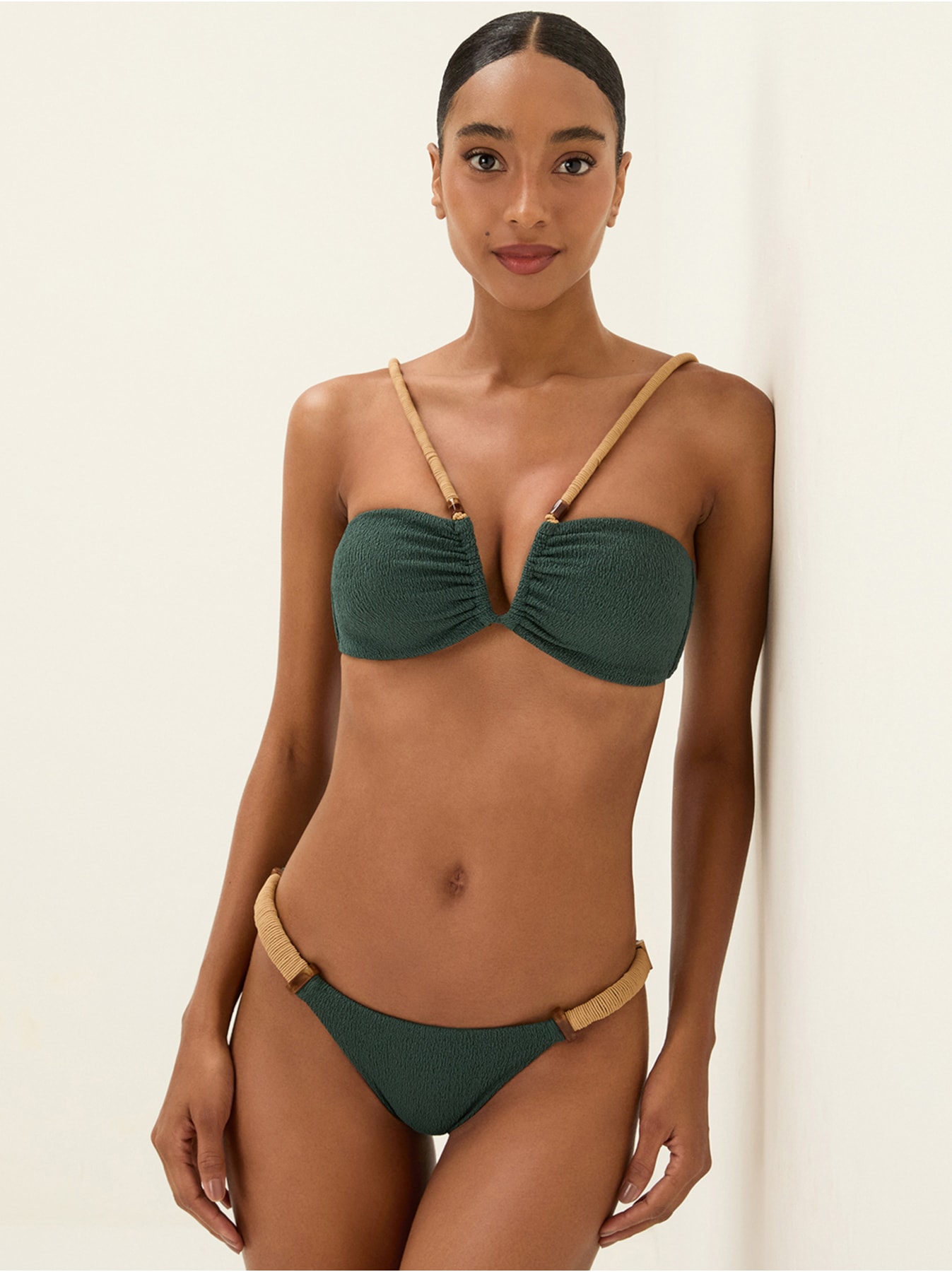 Biquíni Carol April Miçangas Verde Vix