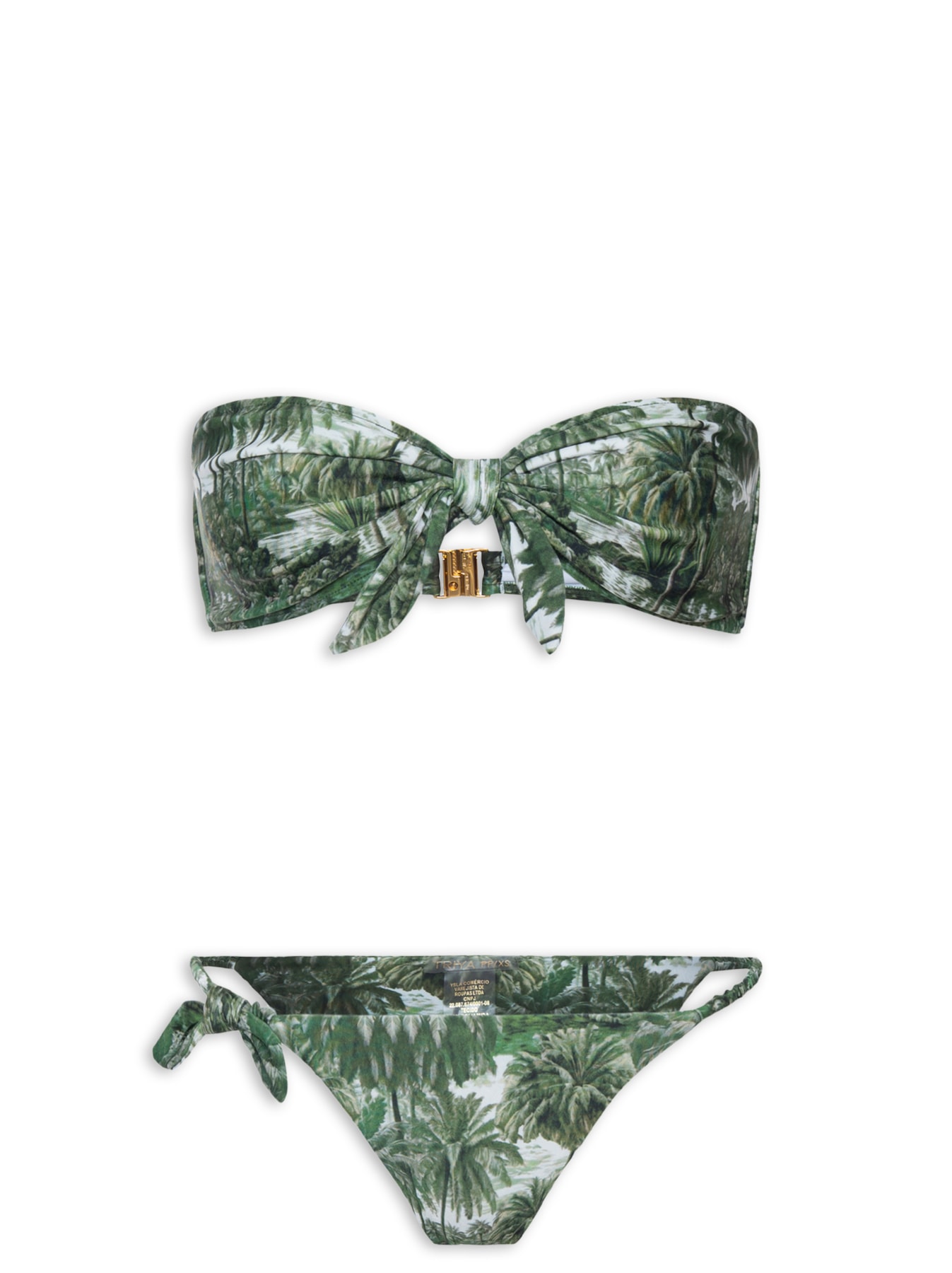 Biquíni Celeste Verde Triya