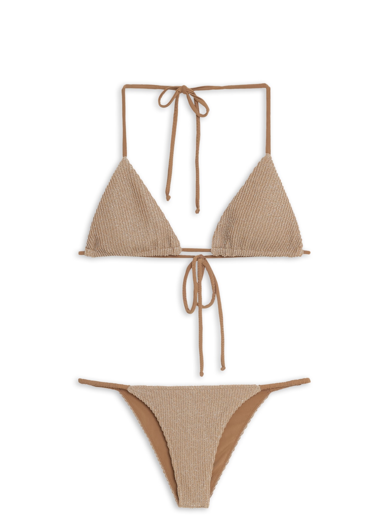 Biquíni Cortininha Babi Dourado Triya