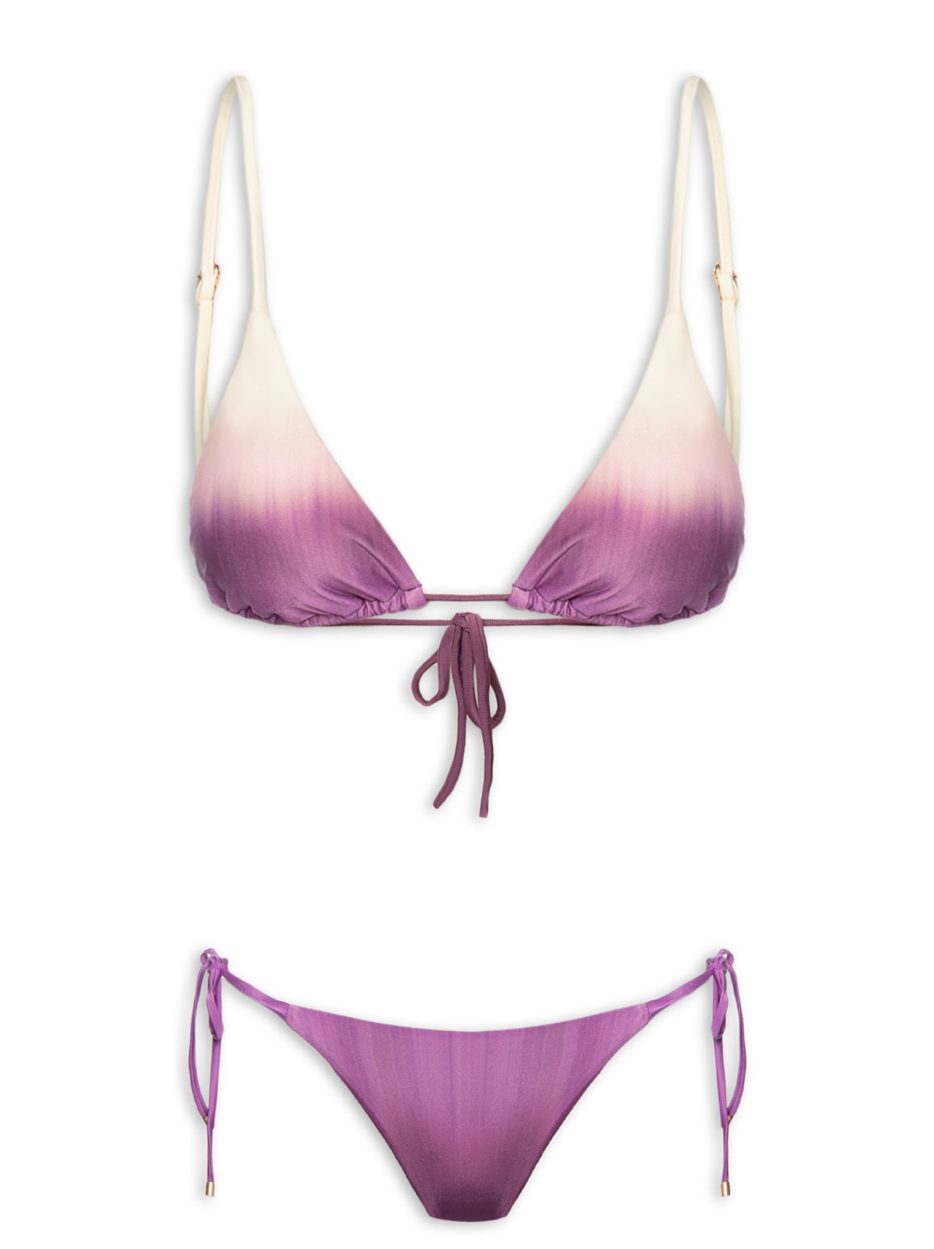 Biquíni Cortininha Estampado Panô Roxo Cia Marítima