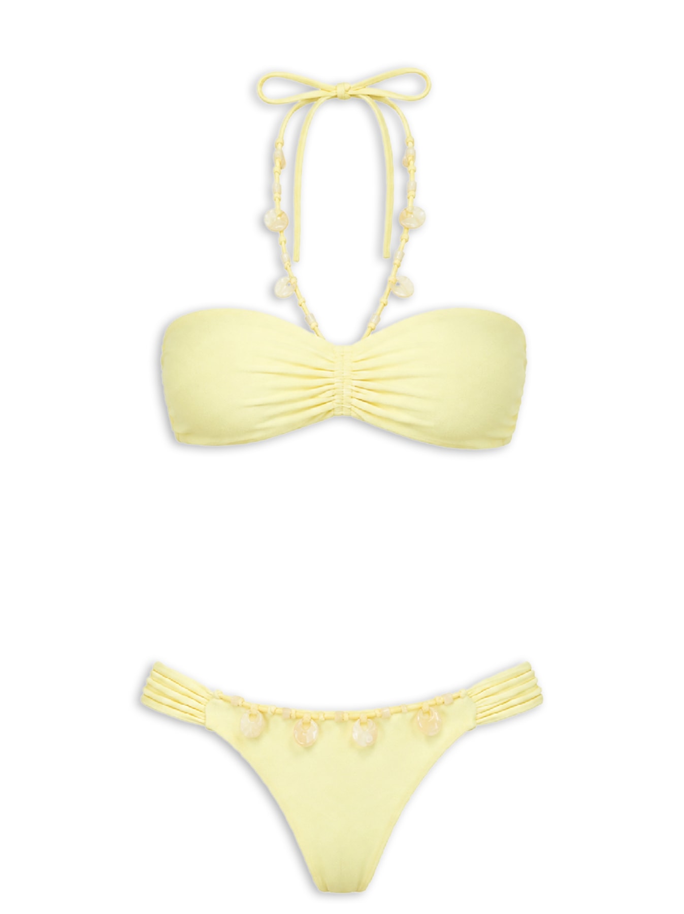 Biquíni Evelin Vik Amarelo Triya