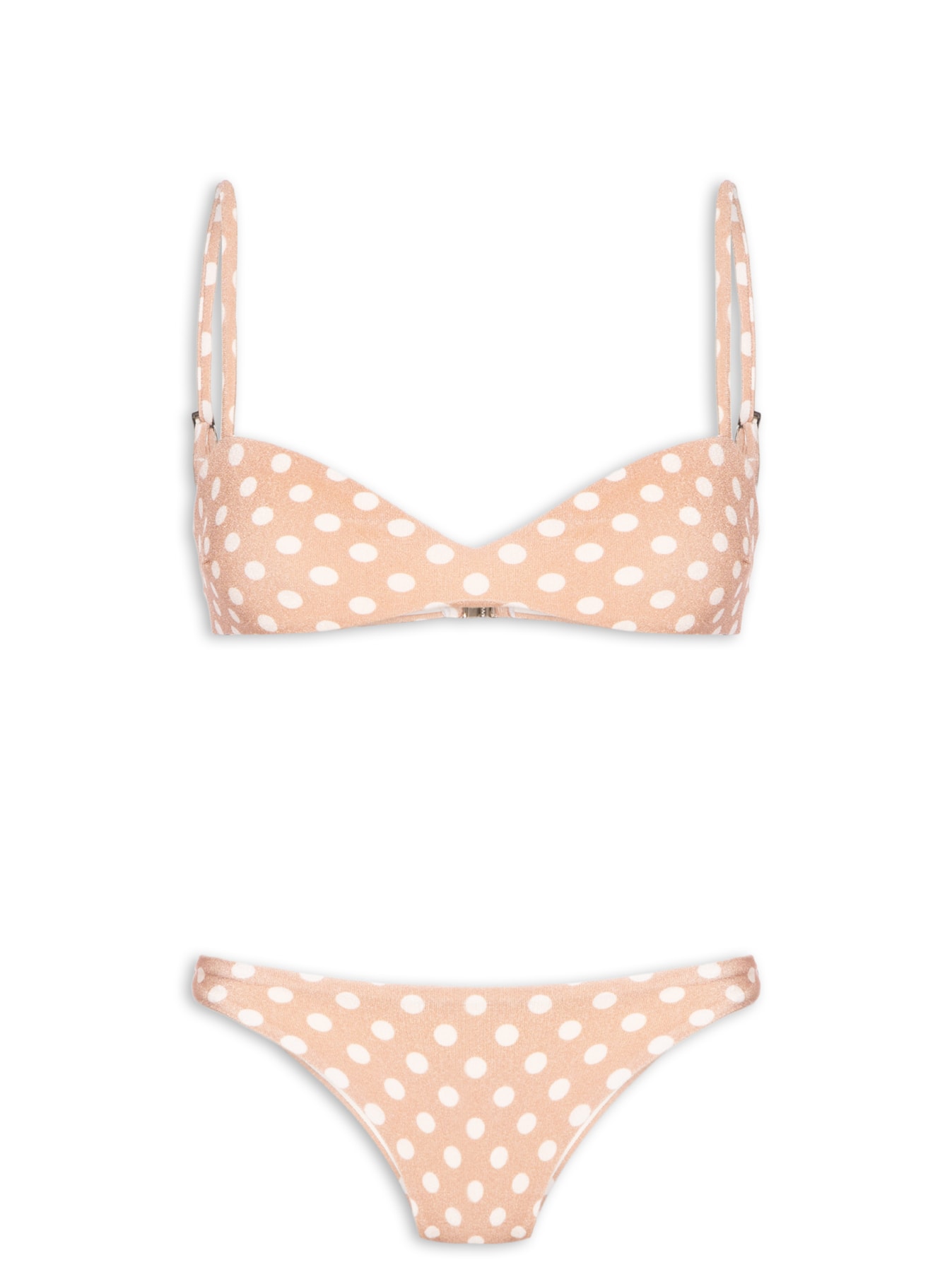 Biquíni Helena Estampa Poá Marrom Shop2gether + August Swim