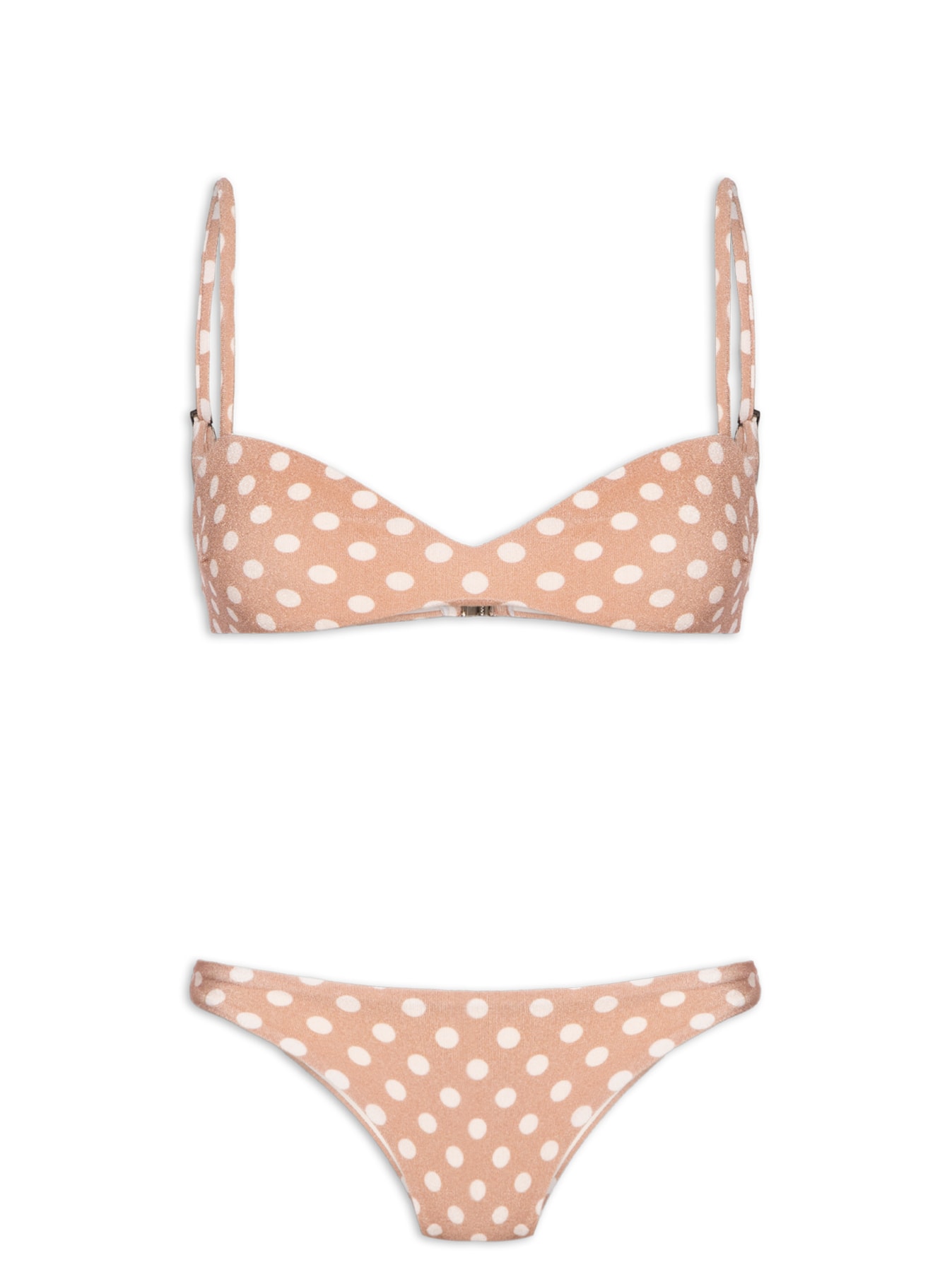 Biquíni Helena Estampa Poá Marrom Shop2gether + August Swim