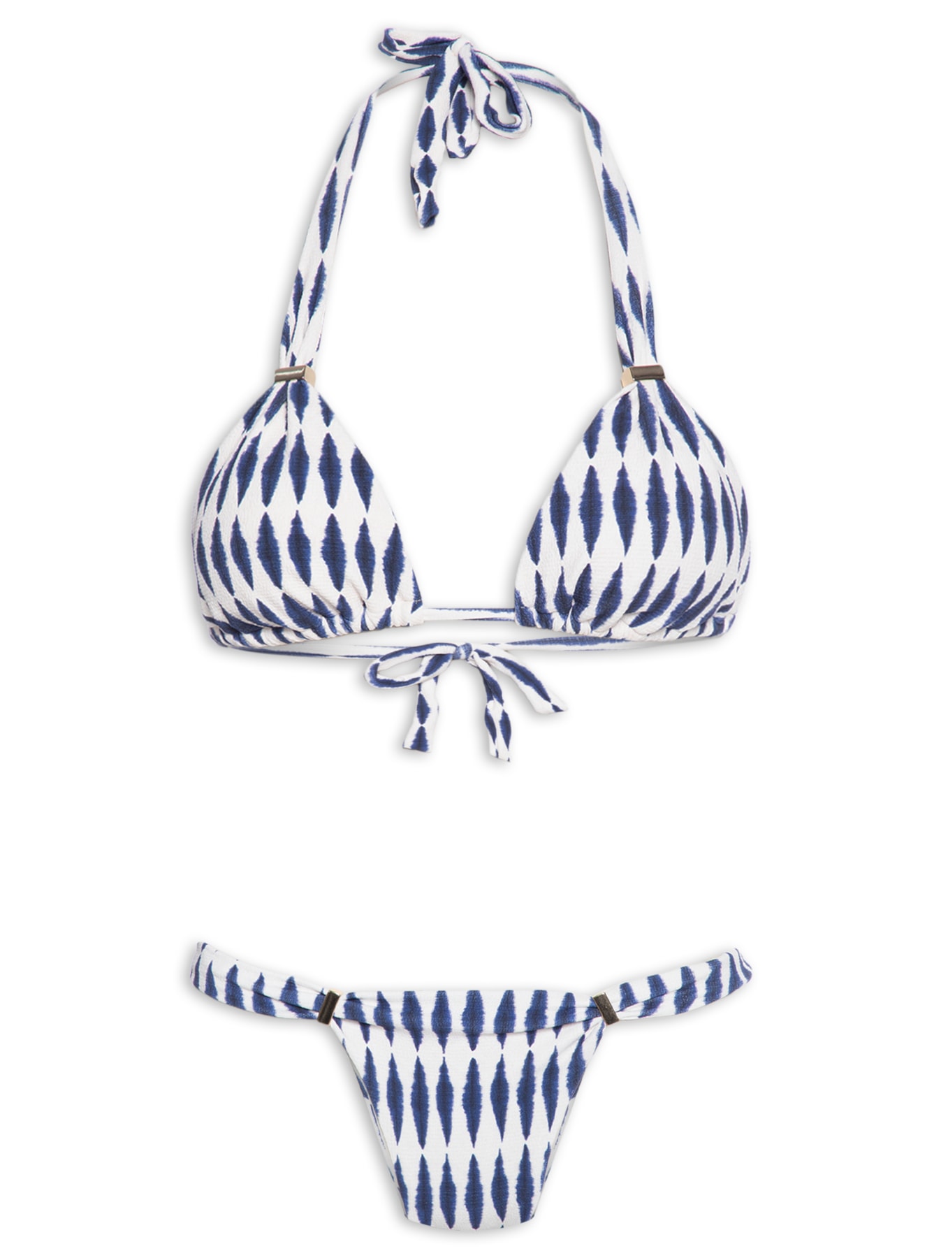 Biquíni Lenço Tubos Branco Lenny Niemeyer