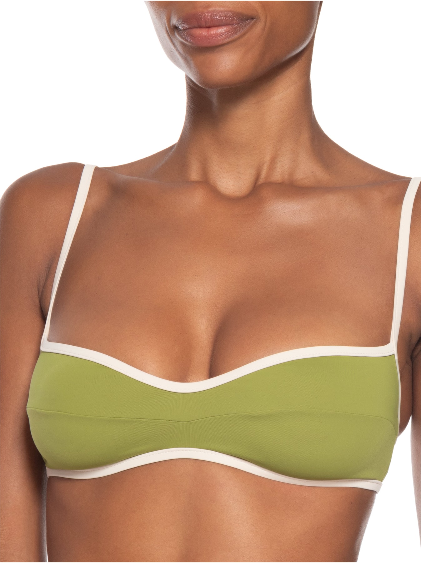 Biquíni Manu Decote Coração Verde August Swim