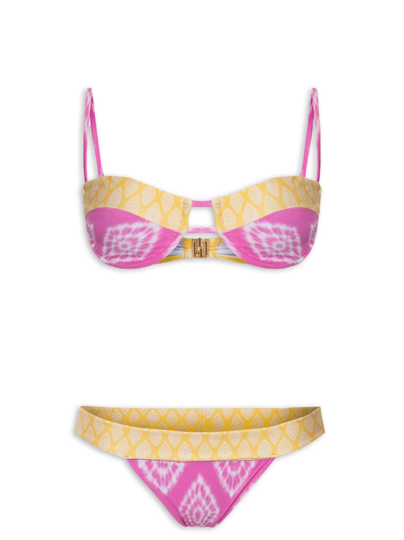 Biquíni Meia Taça Chiara Decote Coração Rosa Triya