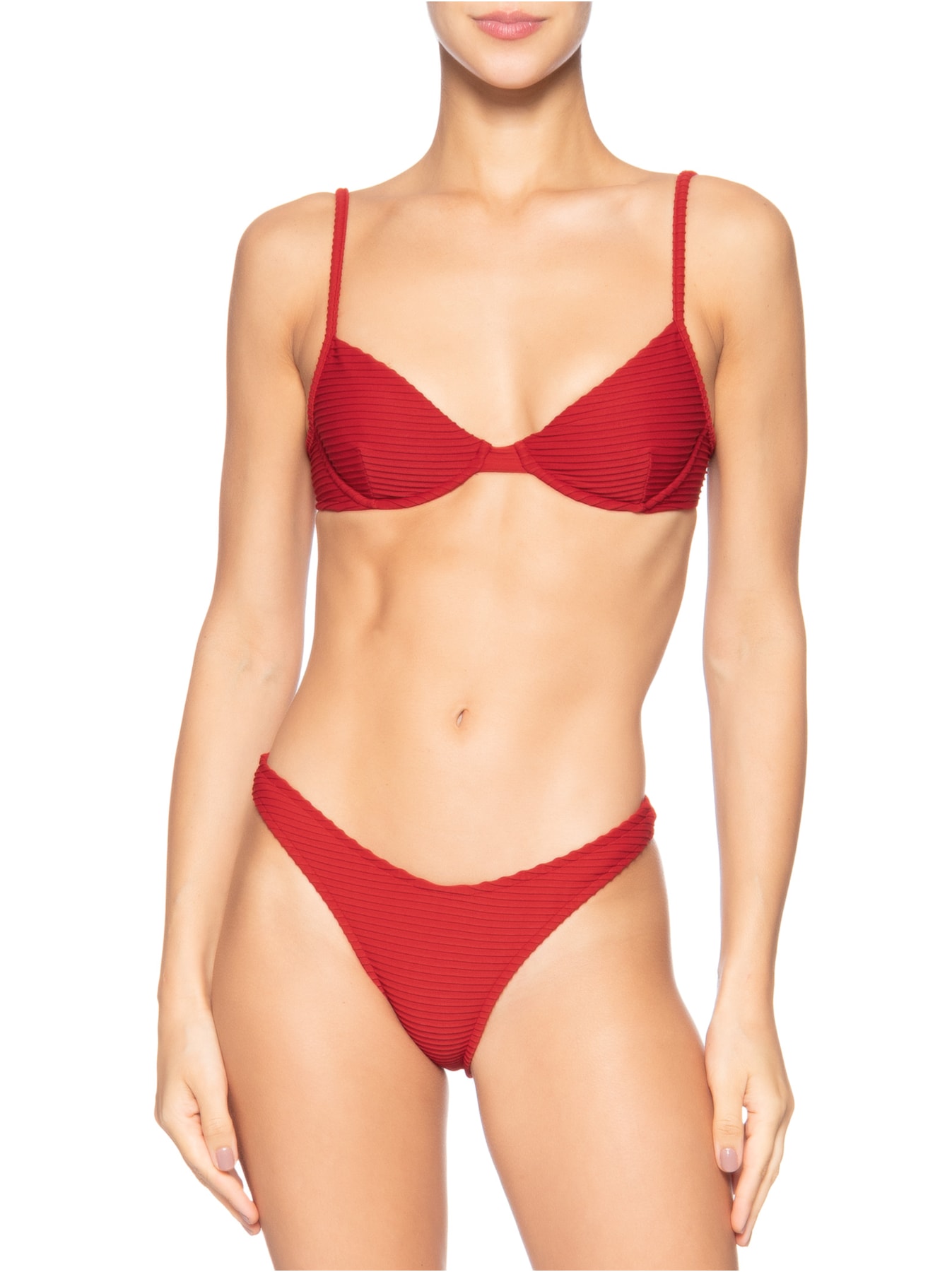 Biquíni Meia Taça Clean Vermelho Lenny Niemeyer