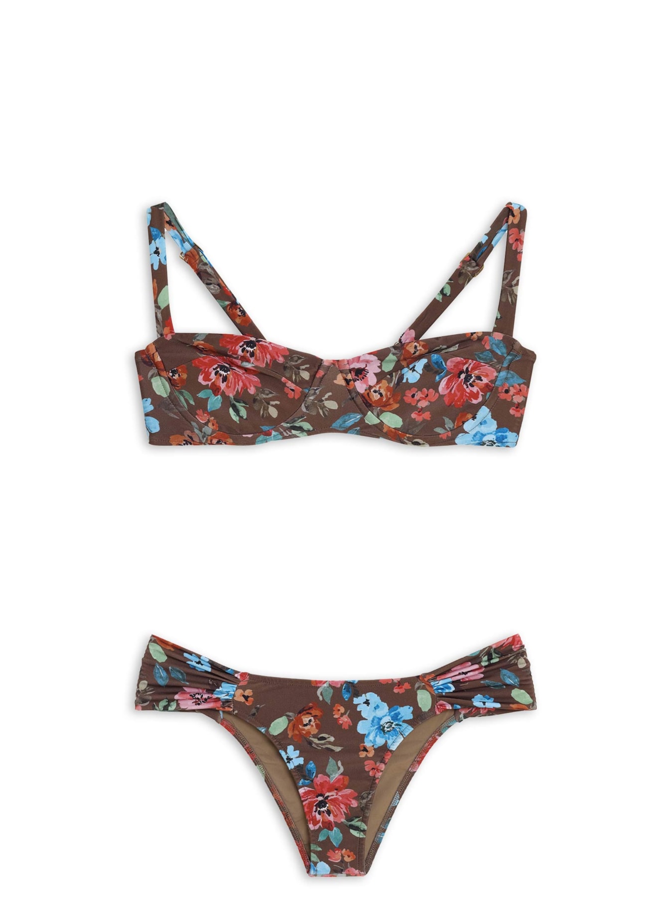 Biquíni Meia Taça Nina Marrom Triya