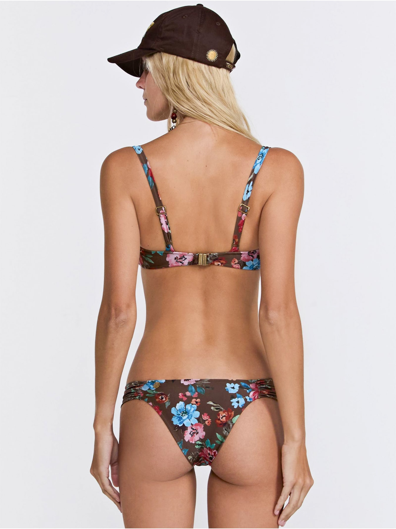 Biquíni Meia Taça Nina Marrom Triya