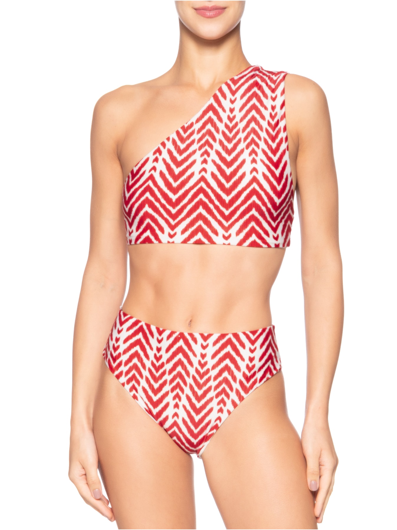 Biquíni Ombro Laçada Vermelho Lenny Niemeyer