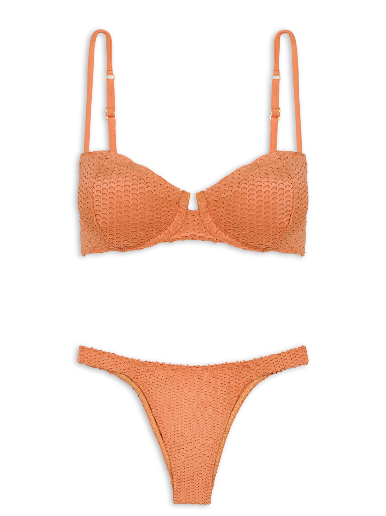 Biquíni Scales Aro Nissi Laranja Vix
