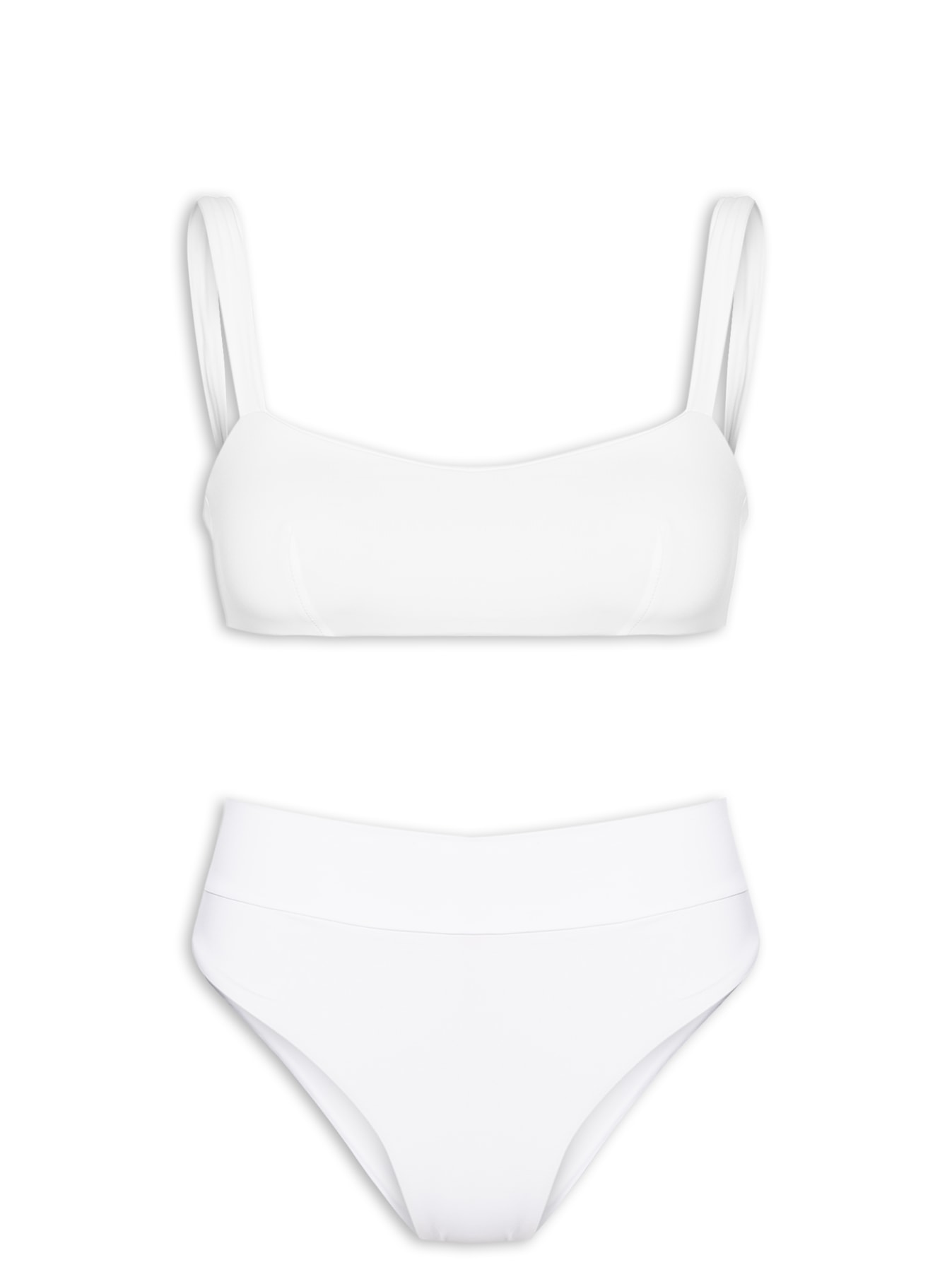 Biquíni Sem Aro Puglia Laterais Médias Branco Body For Sure