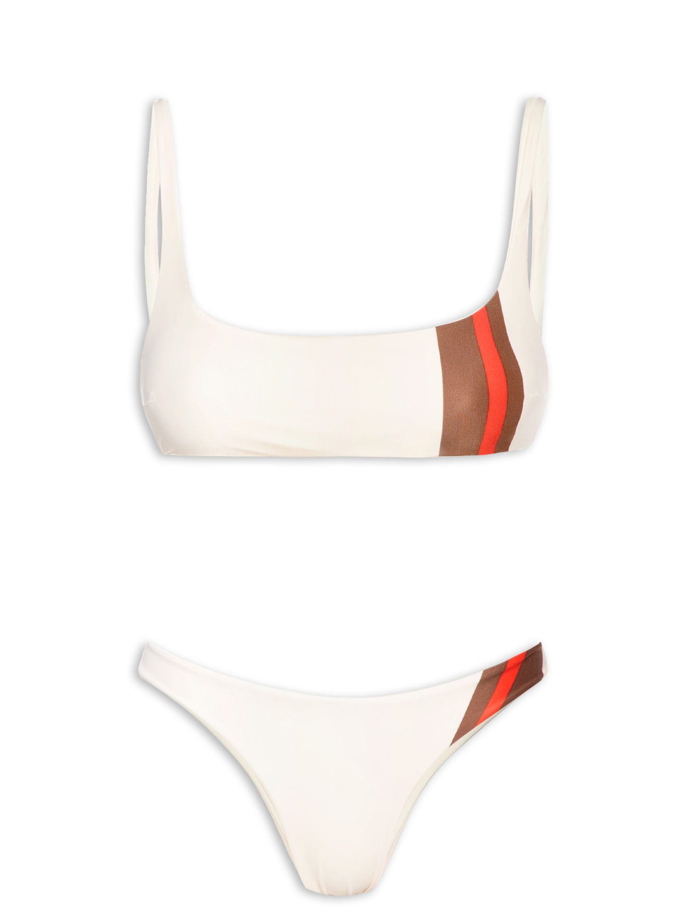Biquíni Thidu Estampado Off White Haight