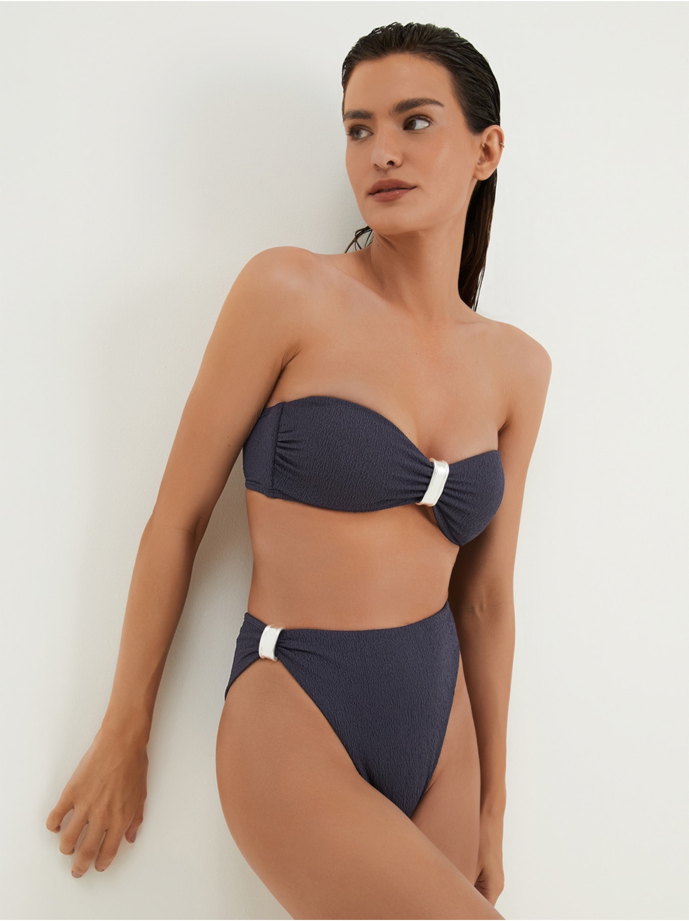 Biquíni Tomara Que Caia Bandeau Sunny Azul Vix