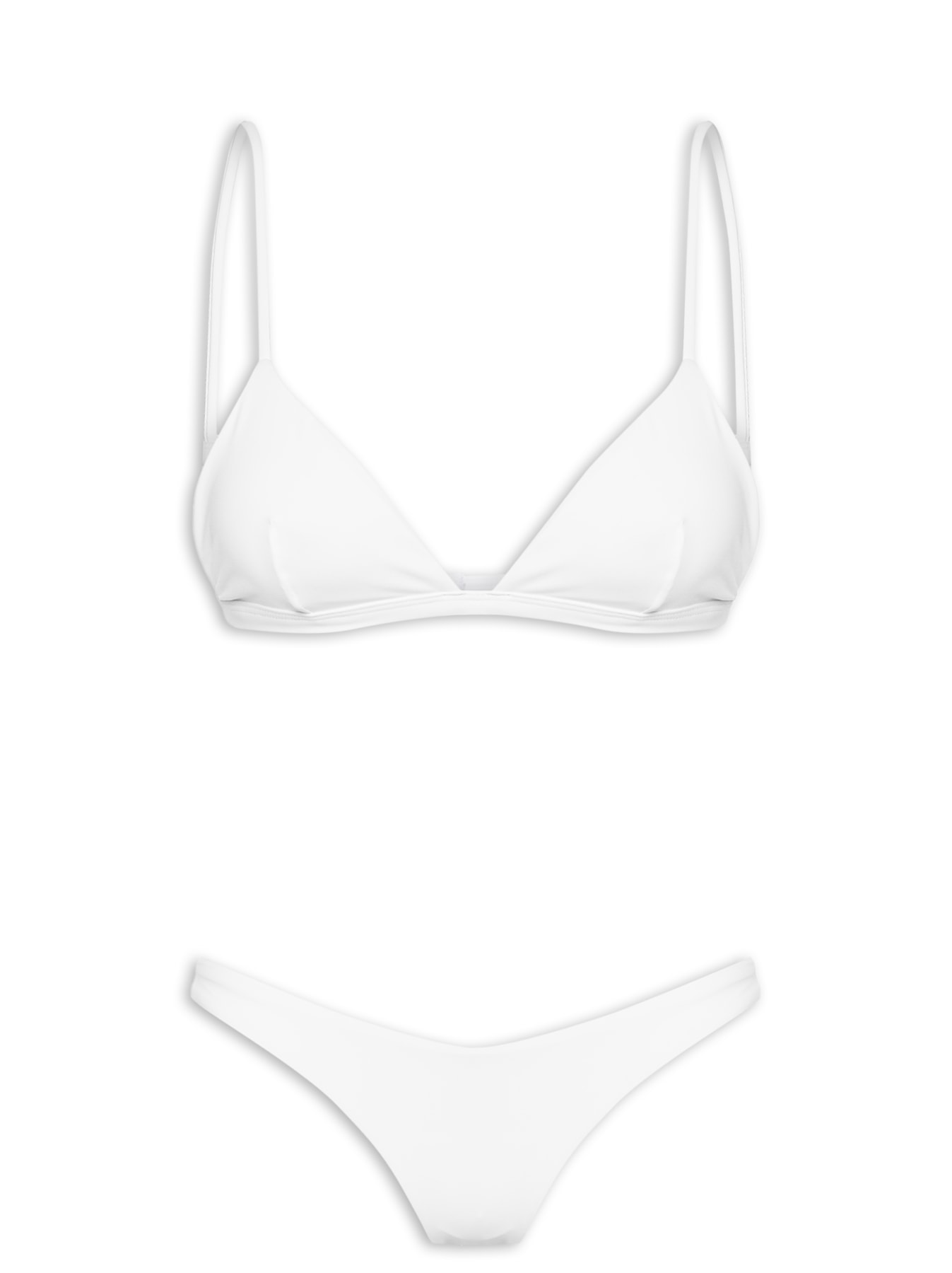 Biquíni Triangulo Puglia Alças Finas Branco Body For Sure