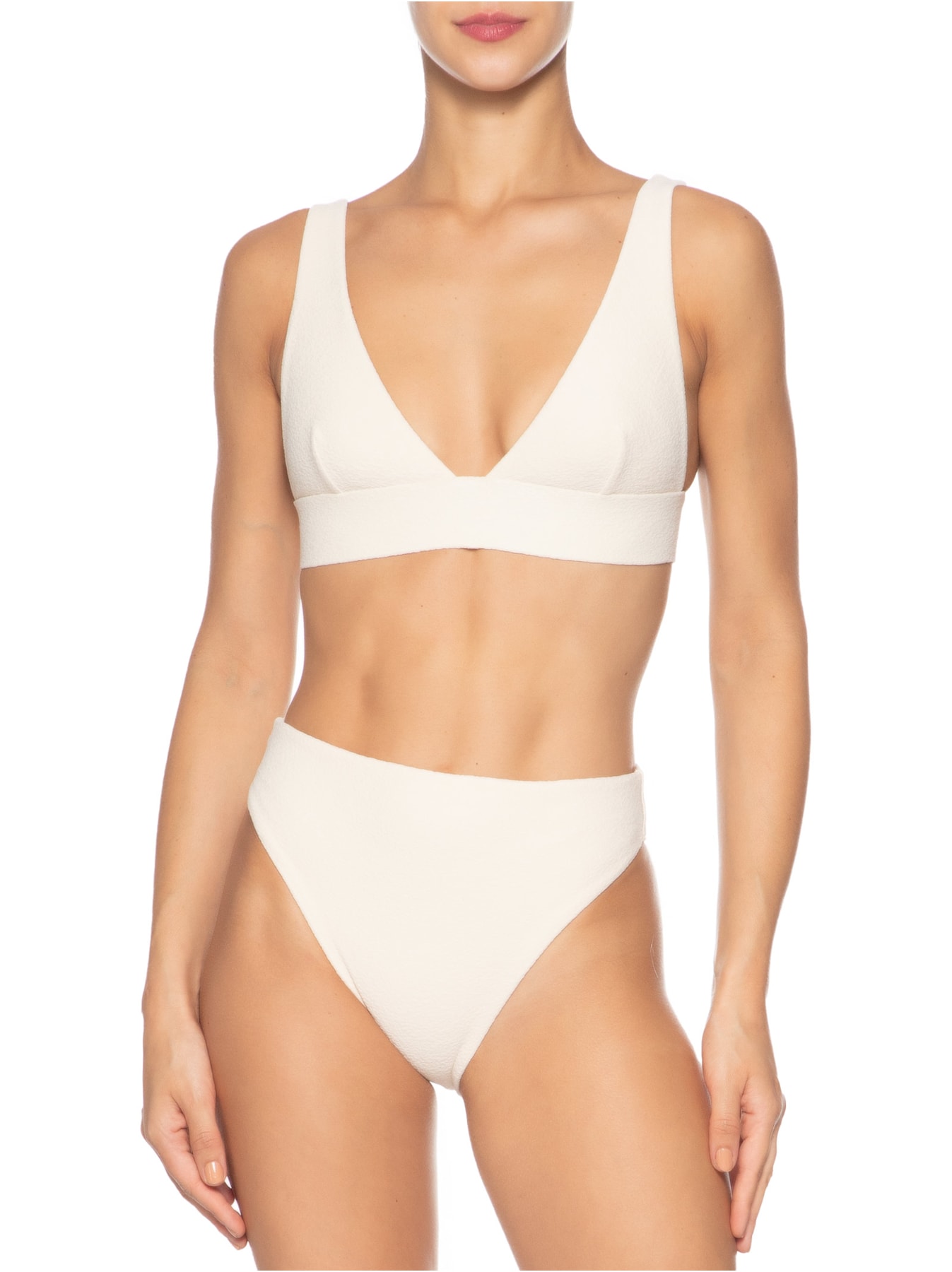 Biquíni Triangulo Saint Tropez Decote V Off White Body For Sure