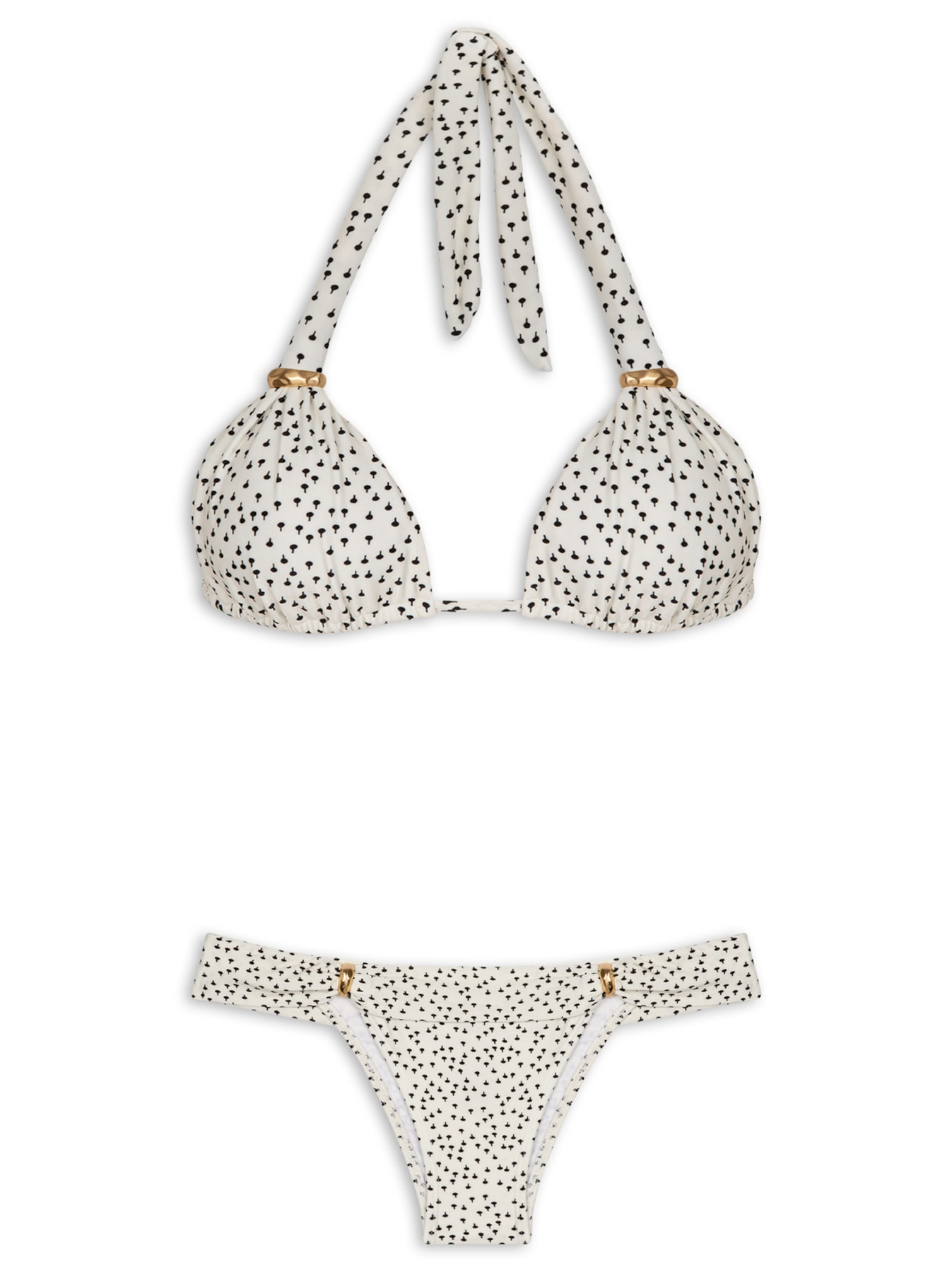 Biquíni Tubo Bia Listras Branco Vix