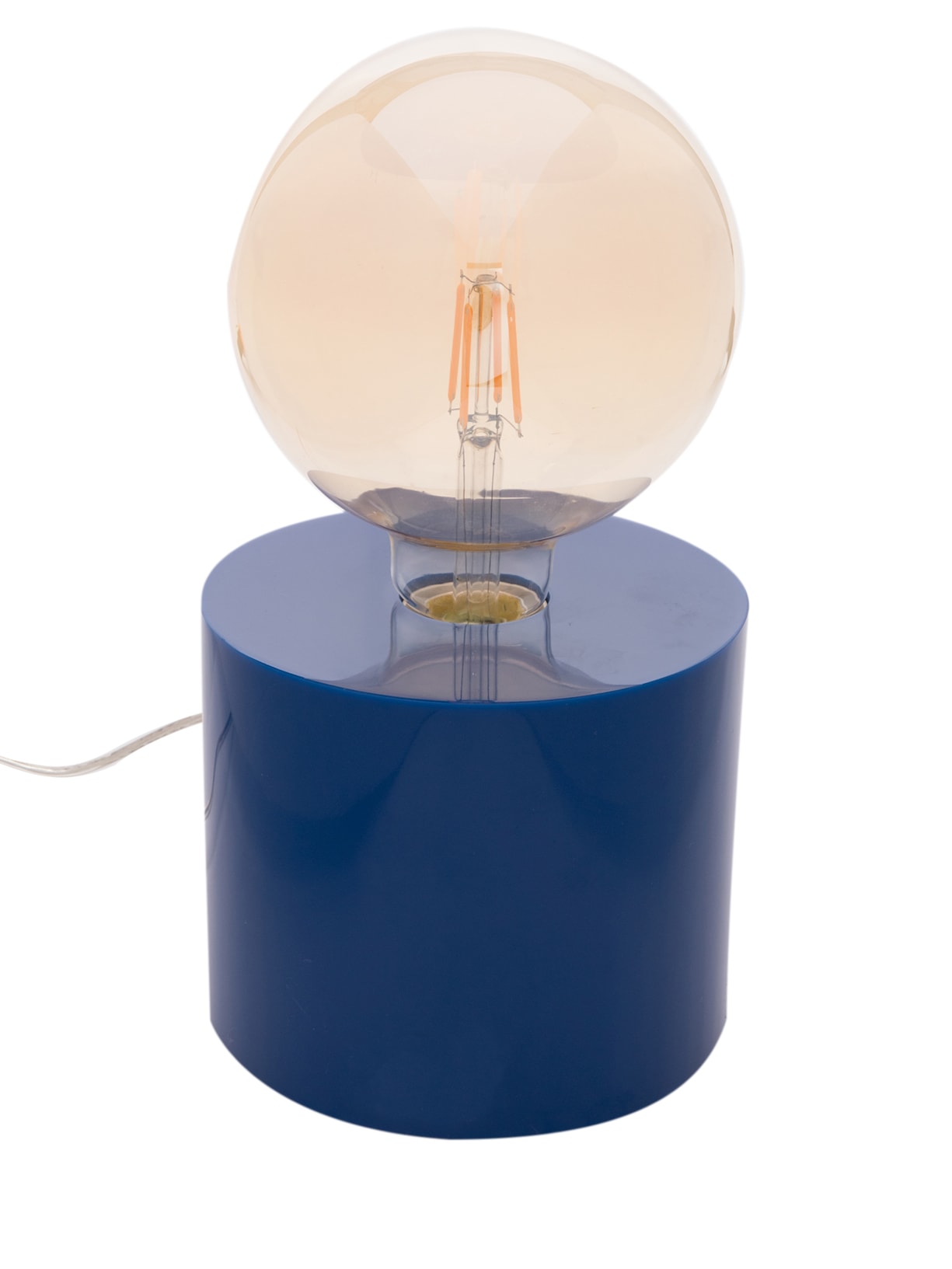 Abajour Redondo 1 Lâmpada - Azul