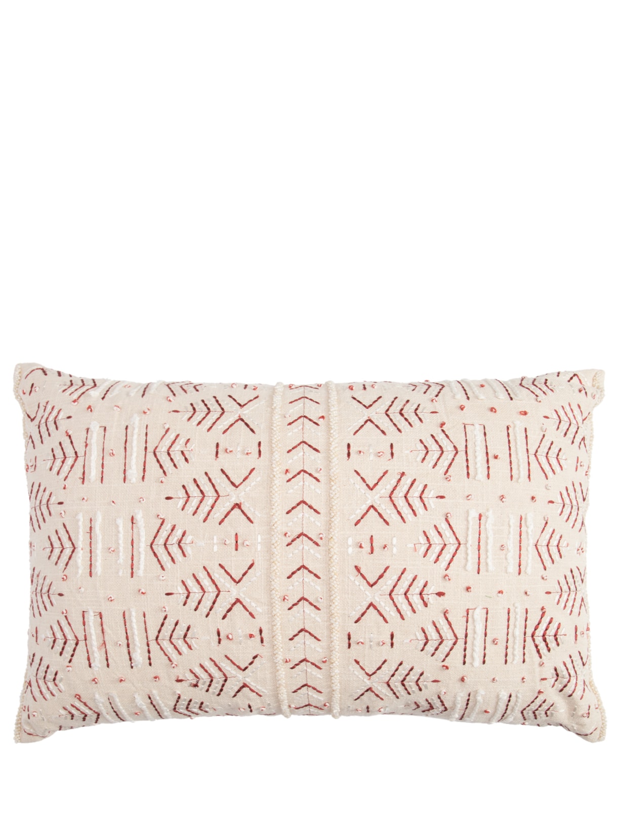 Almofada Jaipur Marsala Em Algodão 1 Peça - Bege