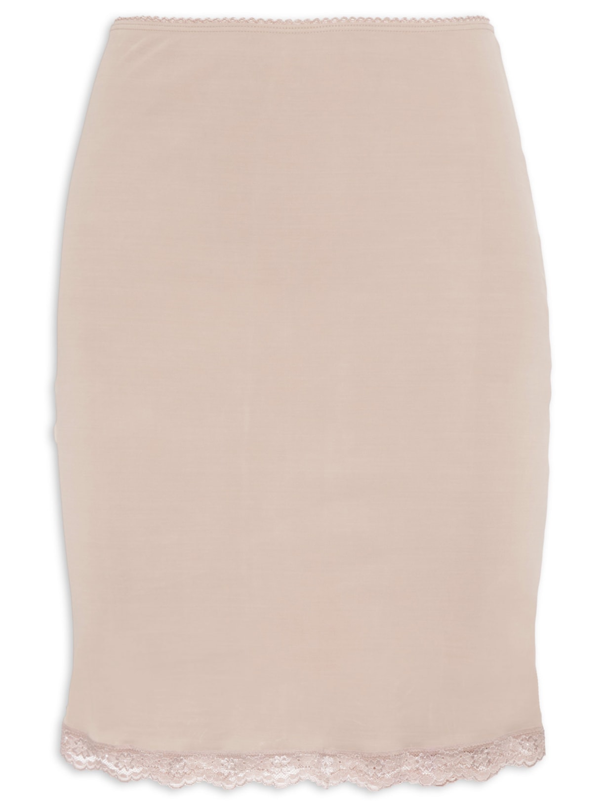 Anágua Curta Jersey - Bege