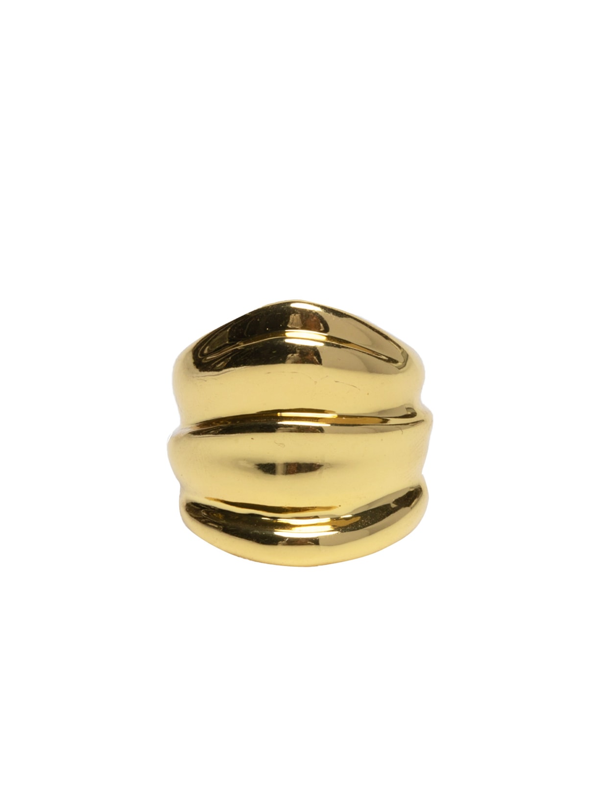 Anel Drapê - Dourado