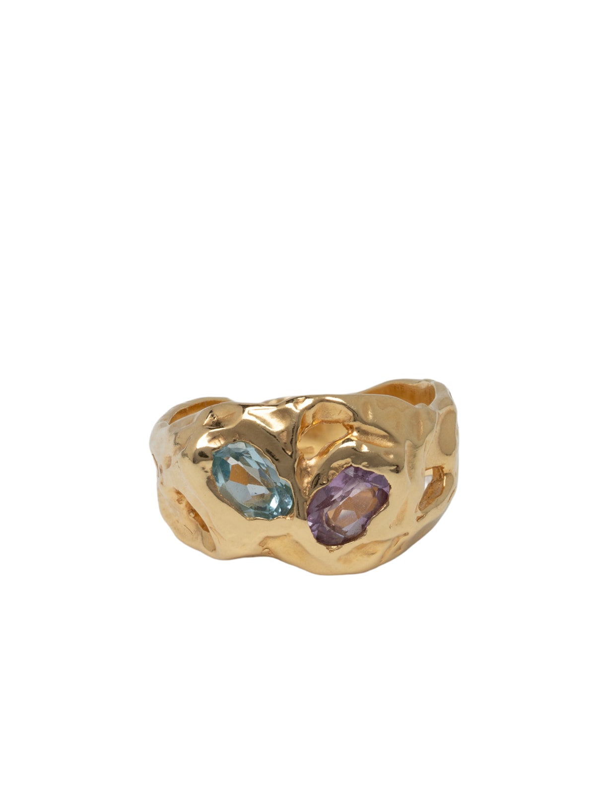 Anel Feminino Art Déco – Dourado