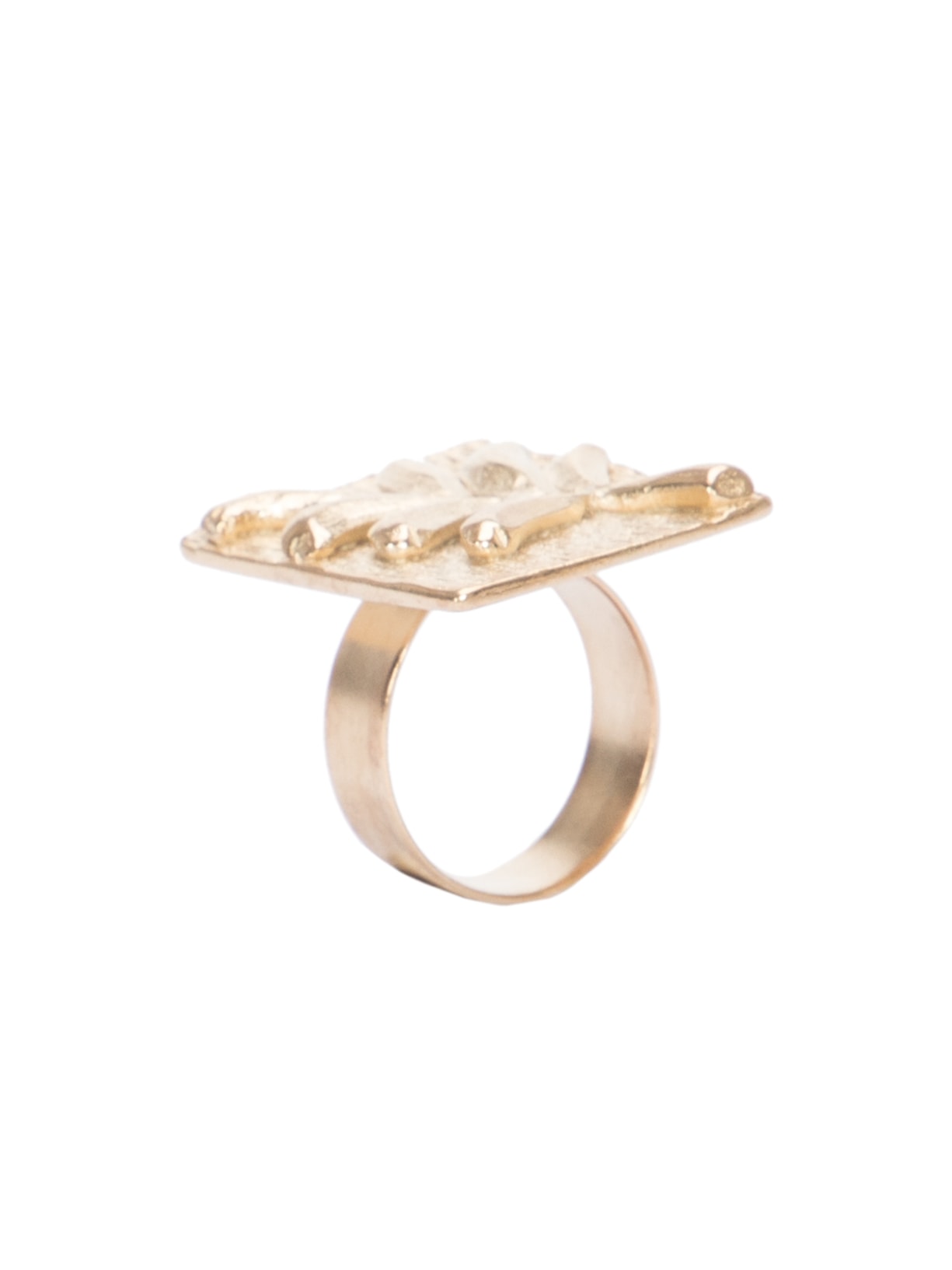 Anel Feminino Bahia Em Metal - Dourado