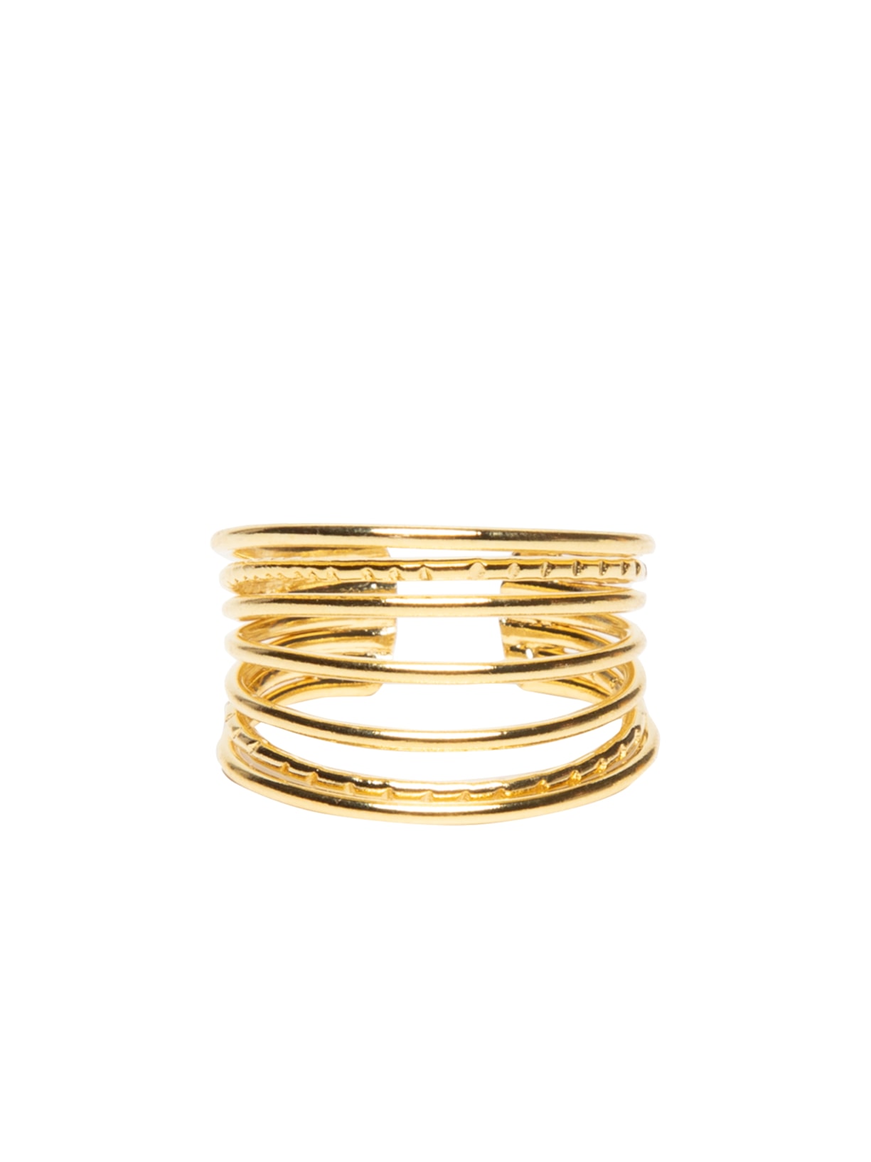 Anel Feminino Bendita Ajustável - Dourado