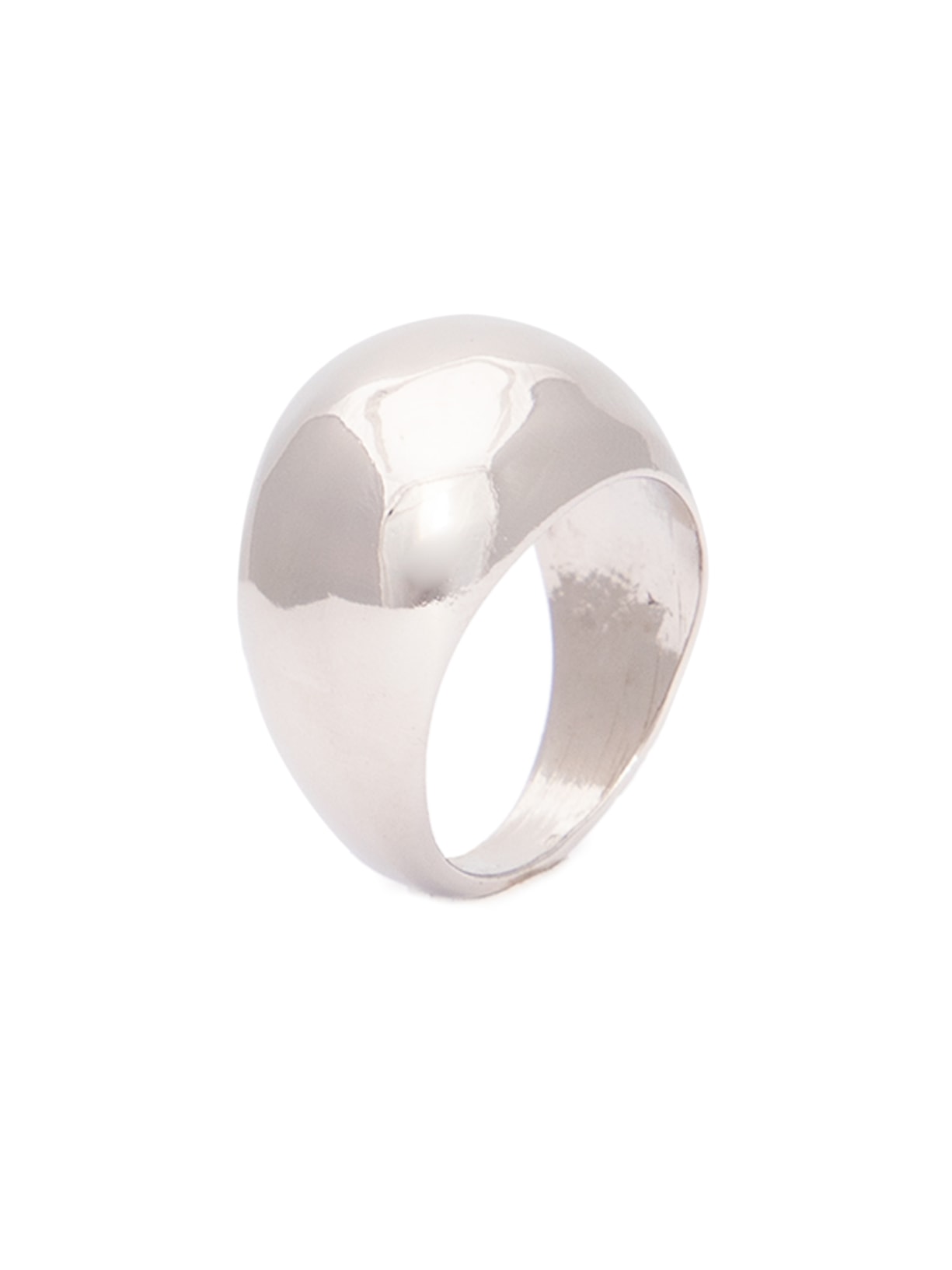 Anel Feminino Brilho Em Metal - Prata