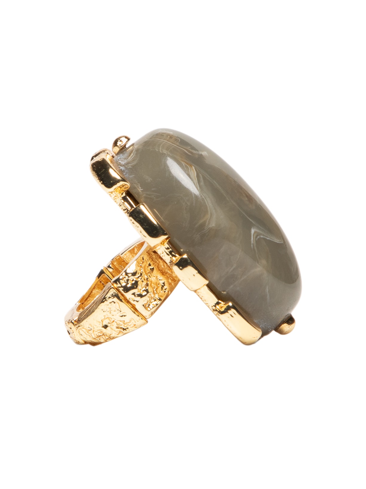 Anel Feminino Com Pedra Cinza '2Essential