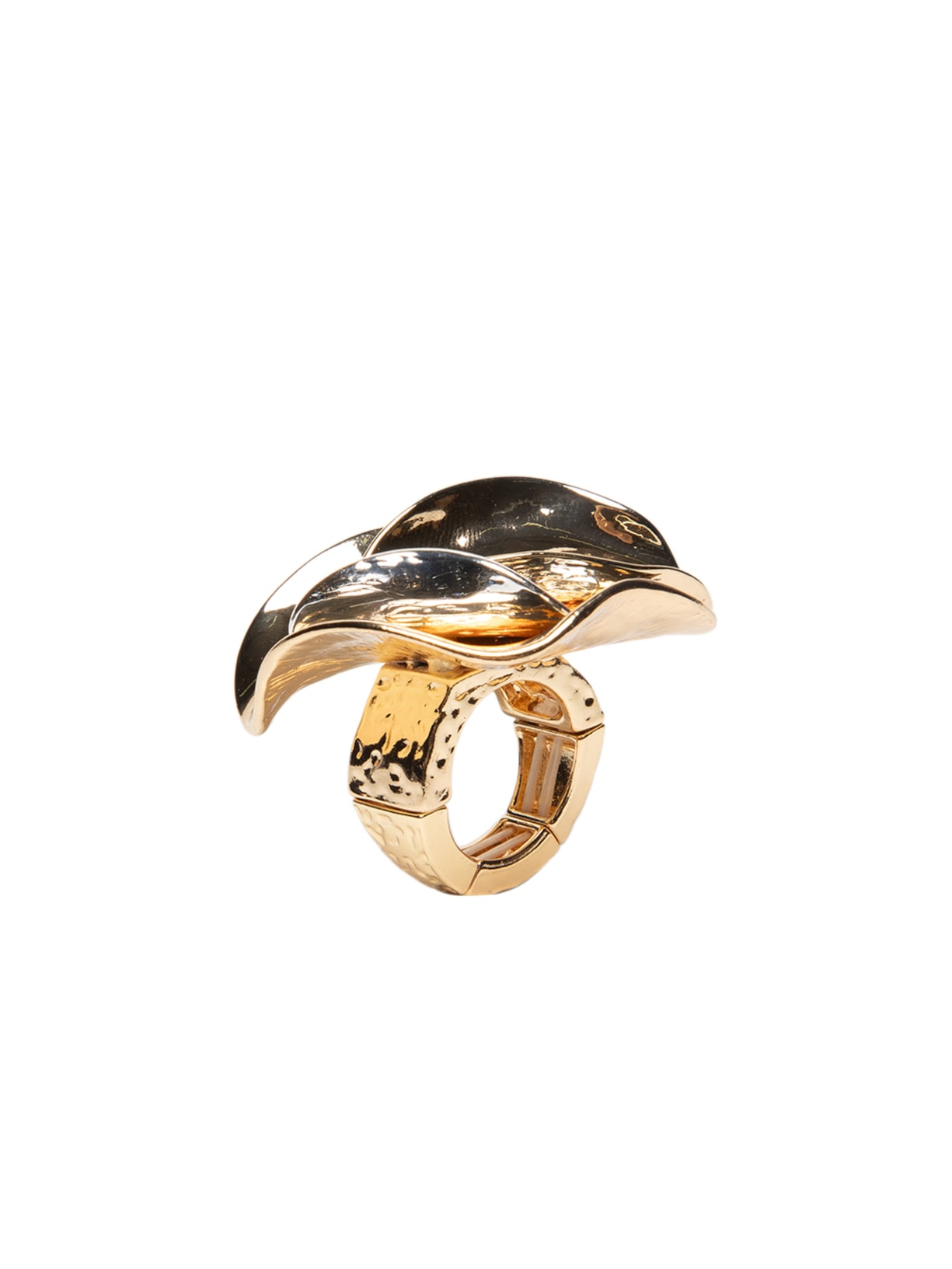 Anel Feminino Em Camadas Dourado Market 33