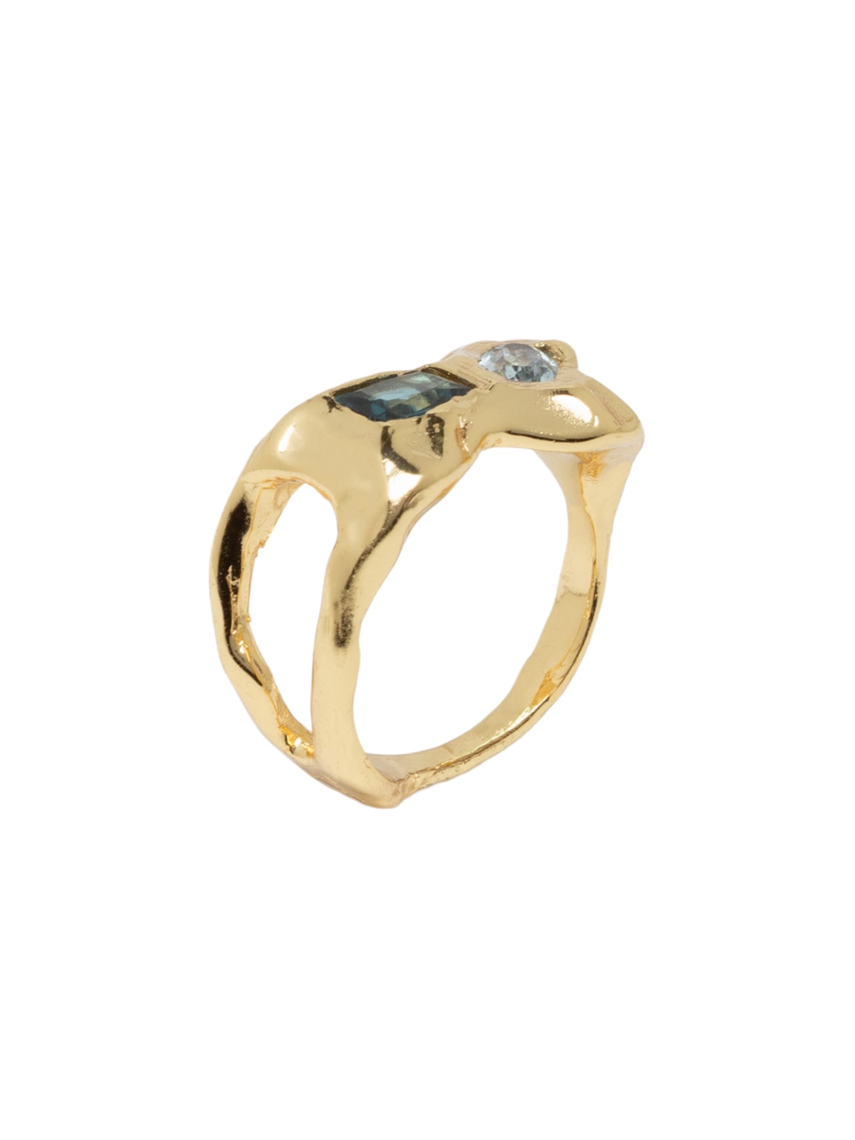 Anel Feminino Native – Dourado Fenda Jewellery
