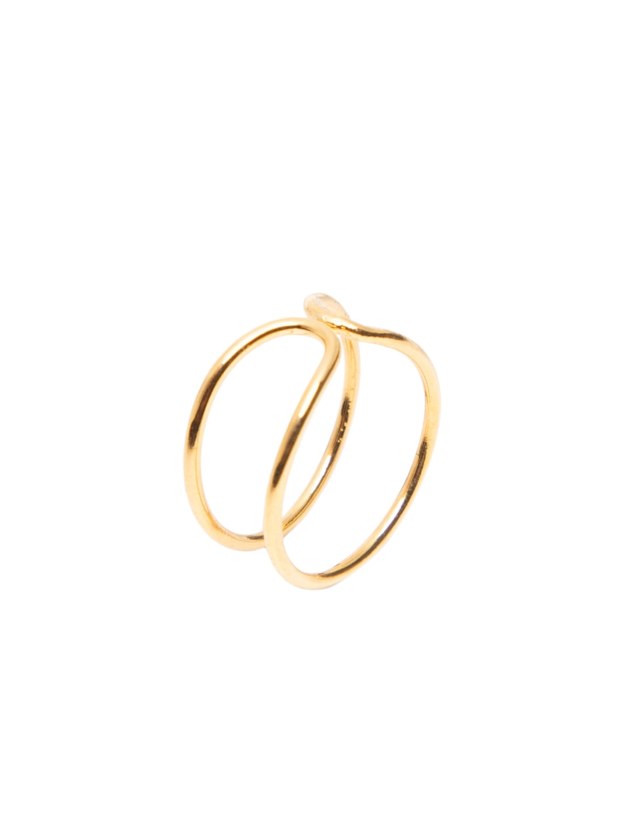 Anel Feminino Slim Duplo - Dourado