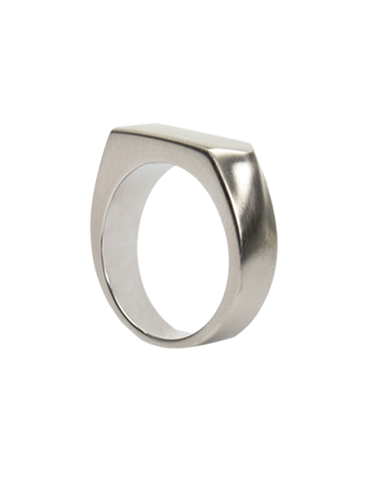 Anel Flat Em Metal - Prata