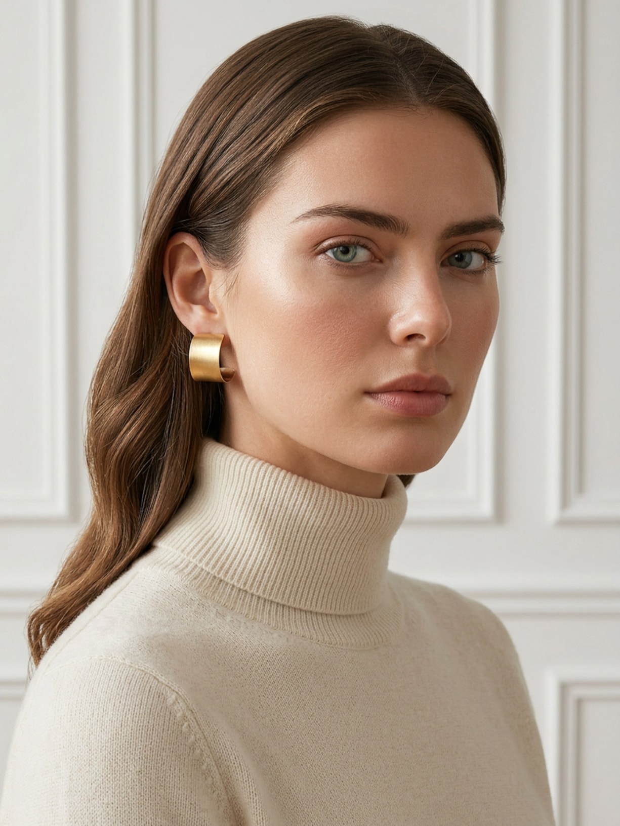 Argola Feminina Fosca Dourado Market 33