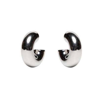 Argola Feminina - Prateado