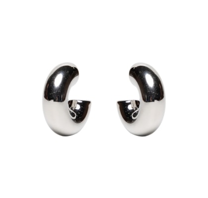 Argola Feminina - Prateado