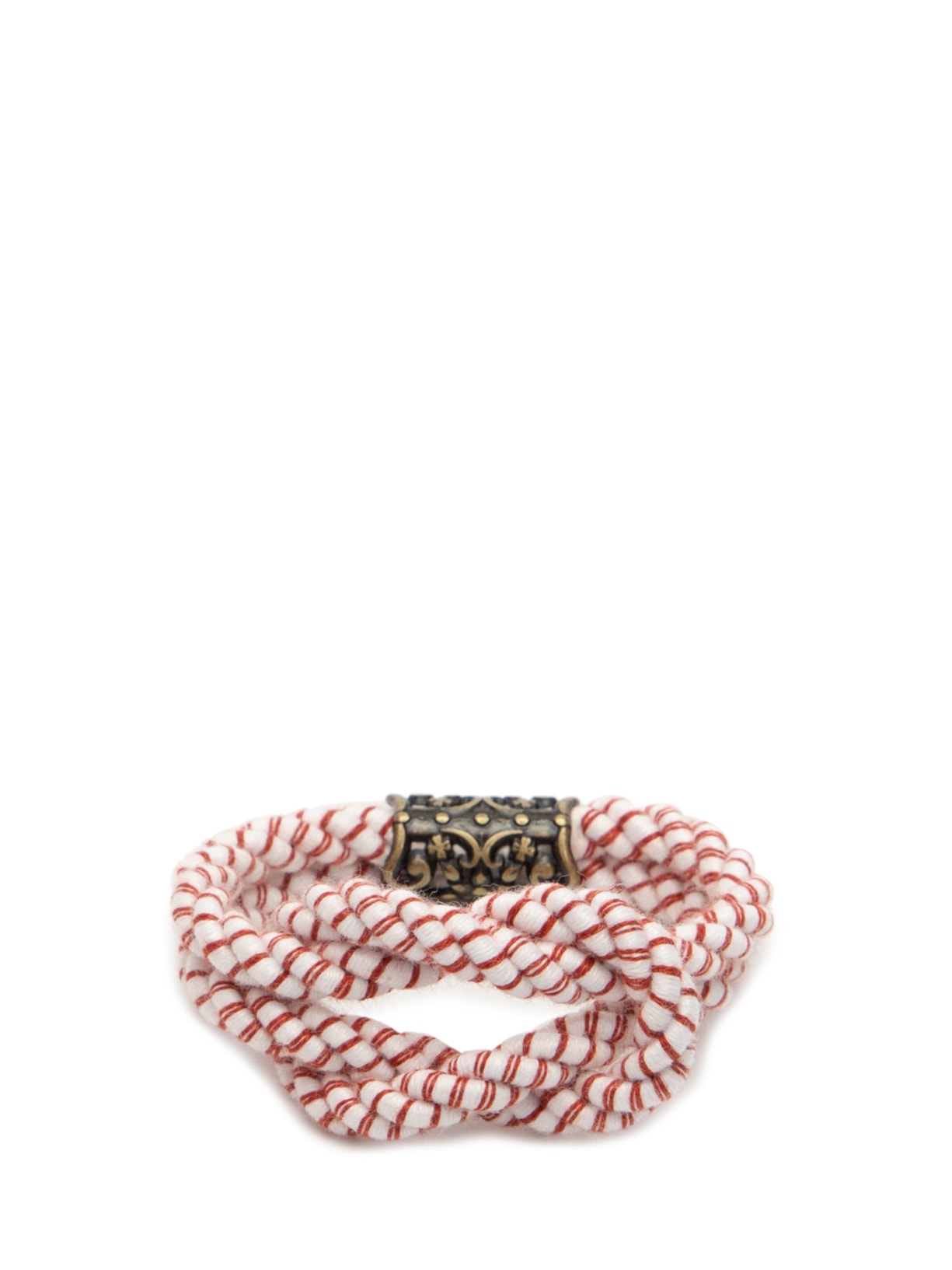 Argola Guardanapo Listrada - Vermelho