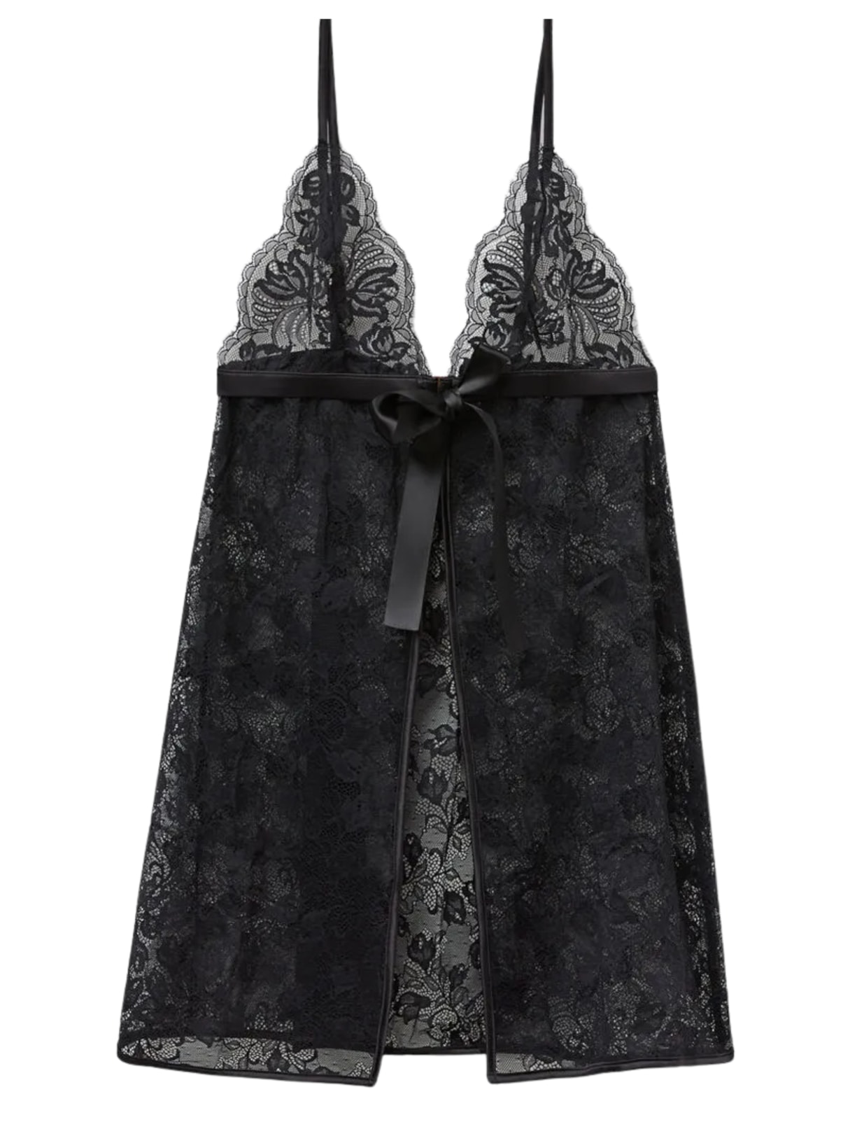 Babydoll Em Renda The Simplest Pleasures - Preto