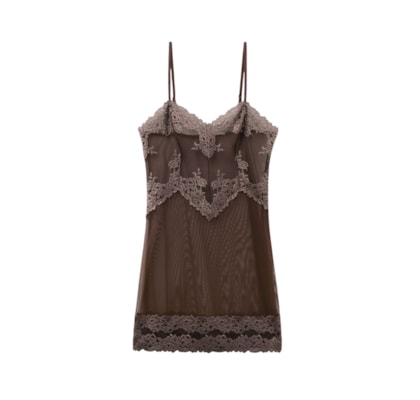 Babydoll Pretty Flowers - Moka