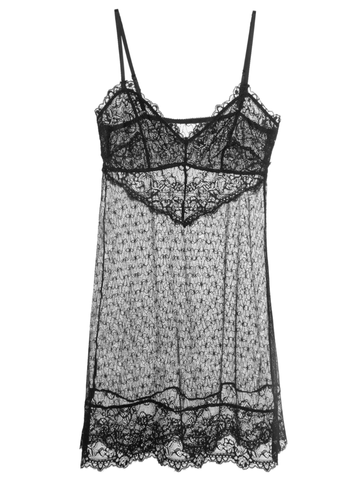 Babydoll Renda - Preto